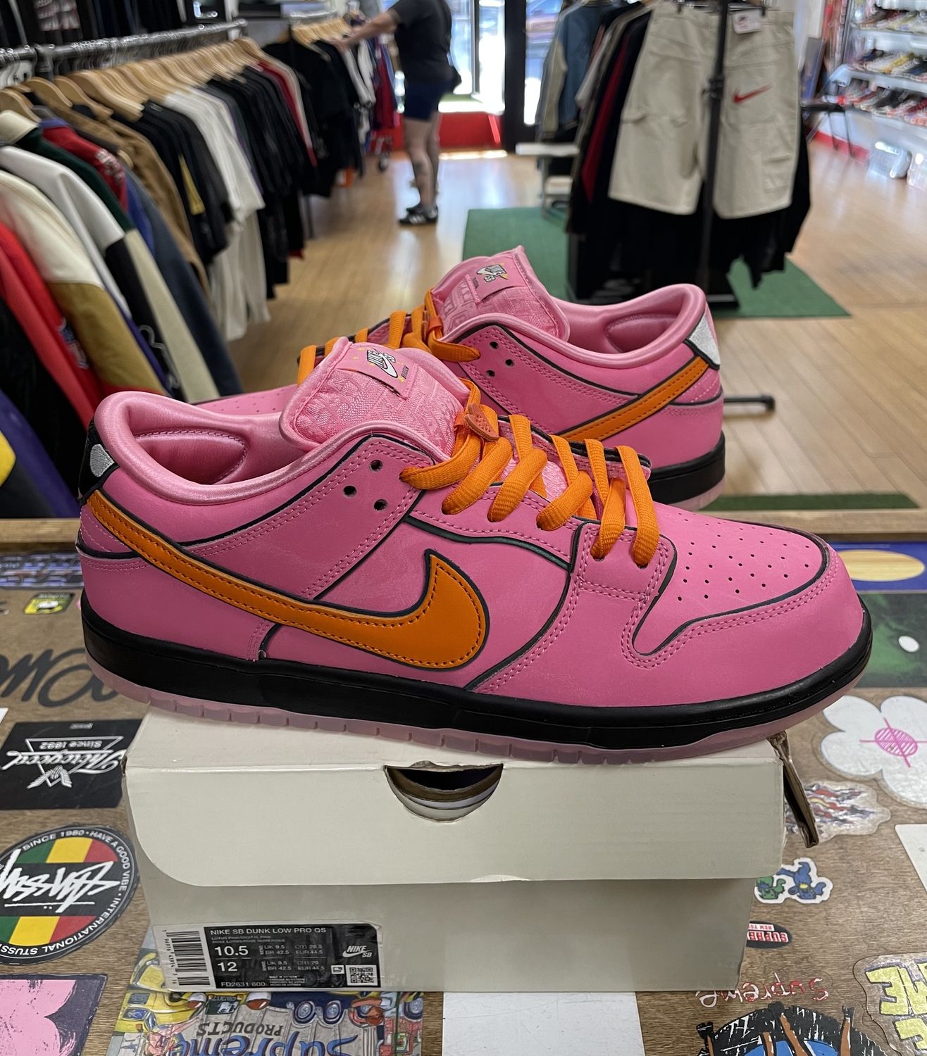 DS Nike SB Dunk Low The Powerpuff Girls Blossom Size 10.5