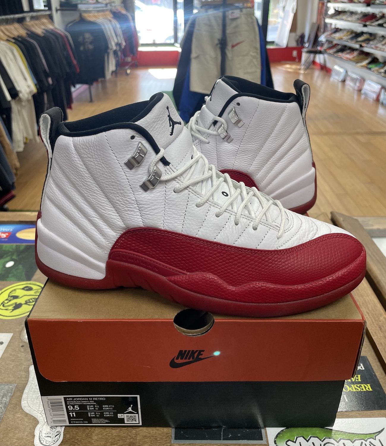 Jordan 12 Cherry Size 9.5 Used (2)