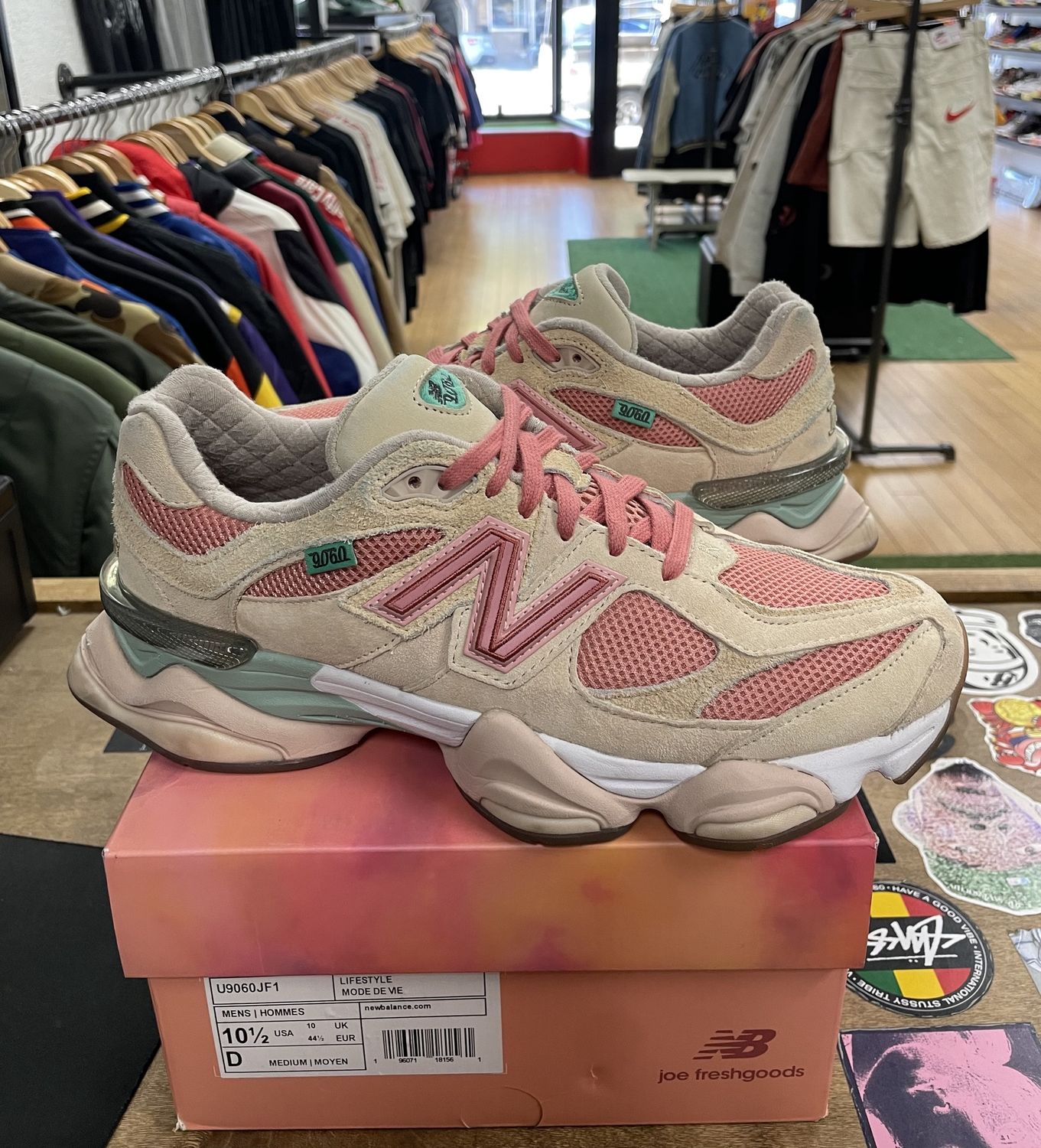 Used New Balance 9060 JoeFreshgoods Inside Voices Pink Size 10.5
