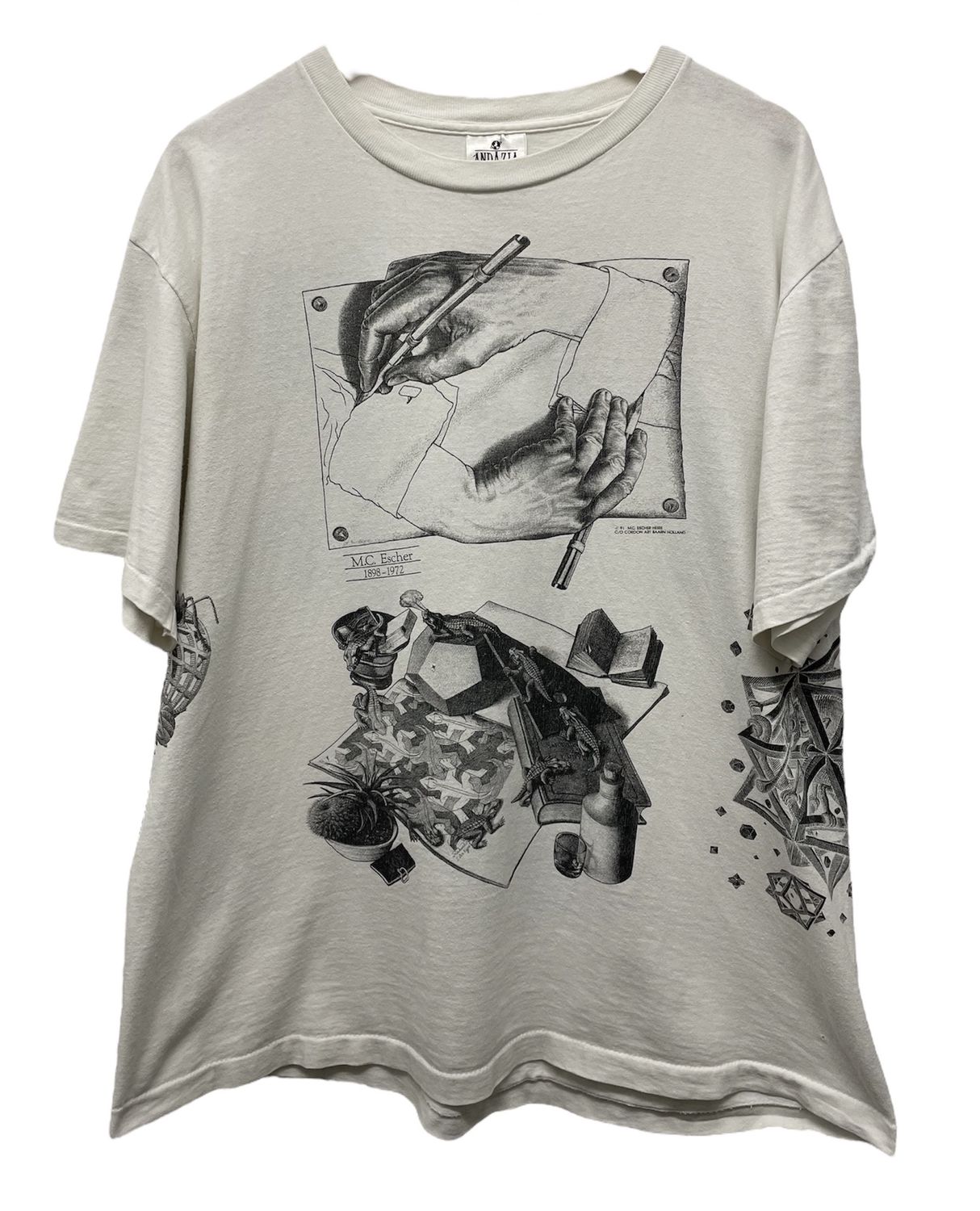 Vtg 1991 M.C Escher Tee Size XL