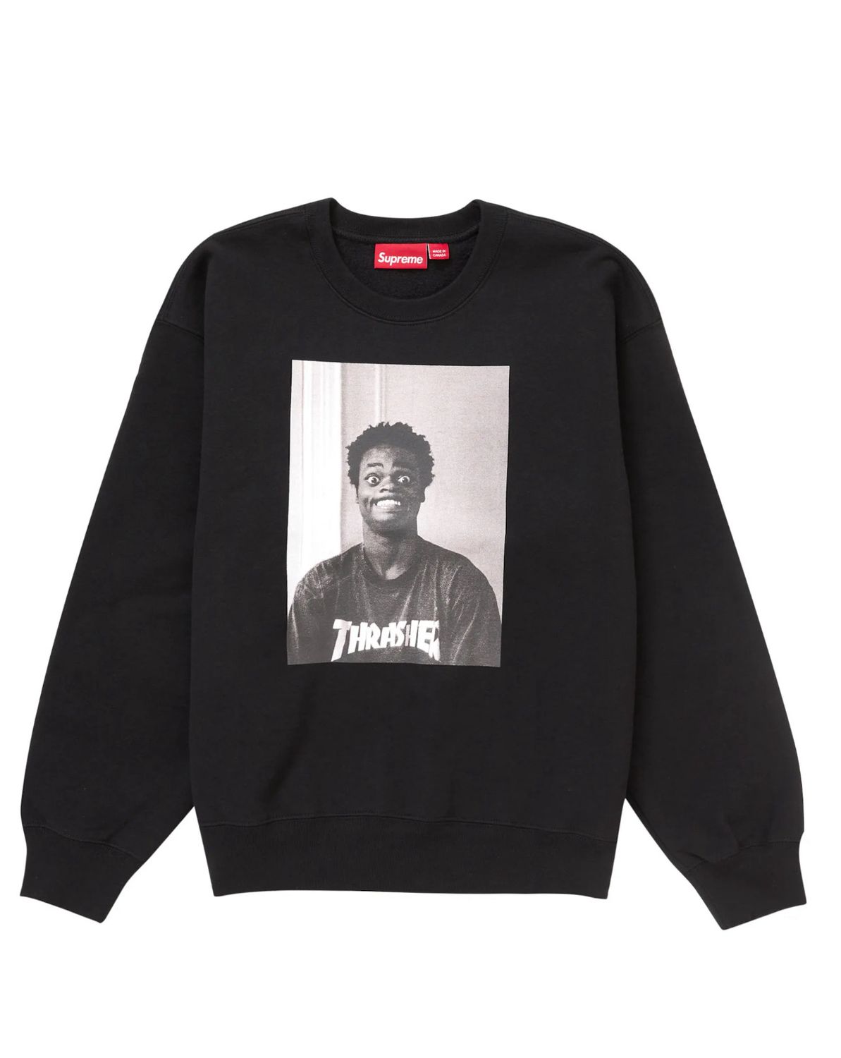 Supreme Thrasher Crewneck Size M, Colour: Black