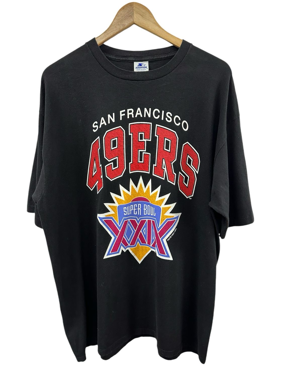 Vtg 1994 Superbowl 49ers Tee 2XL