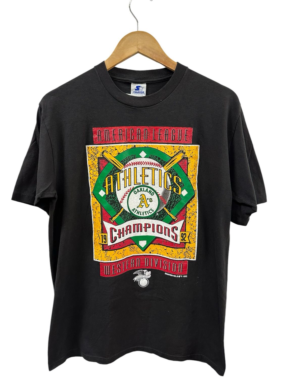 Vtg 1992 Oakland A&#39;s Tee Size M