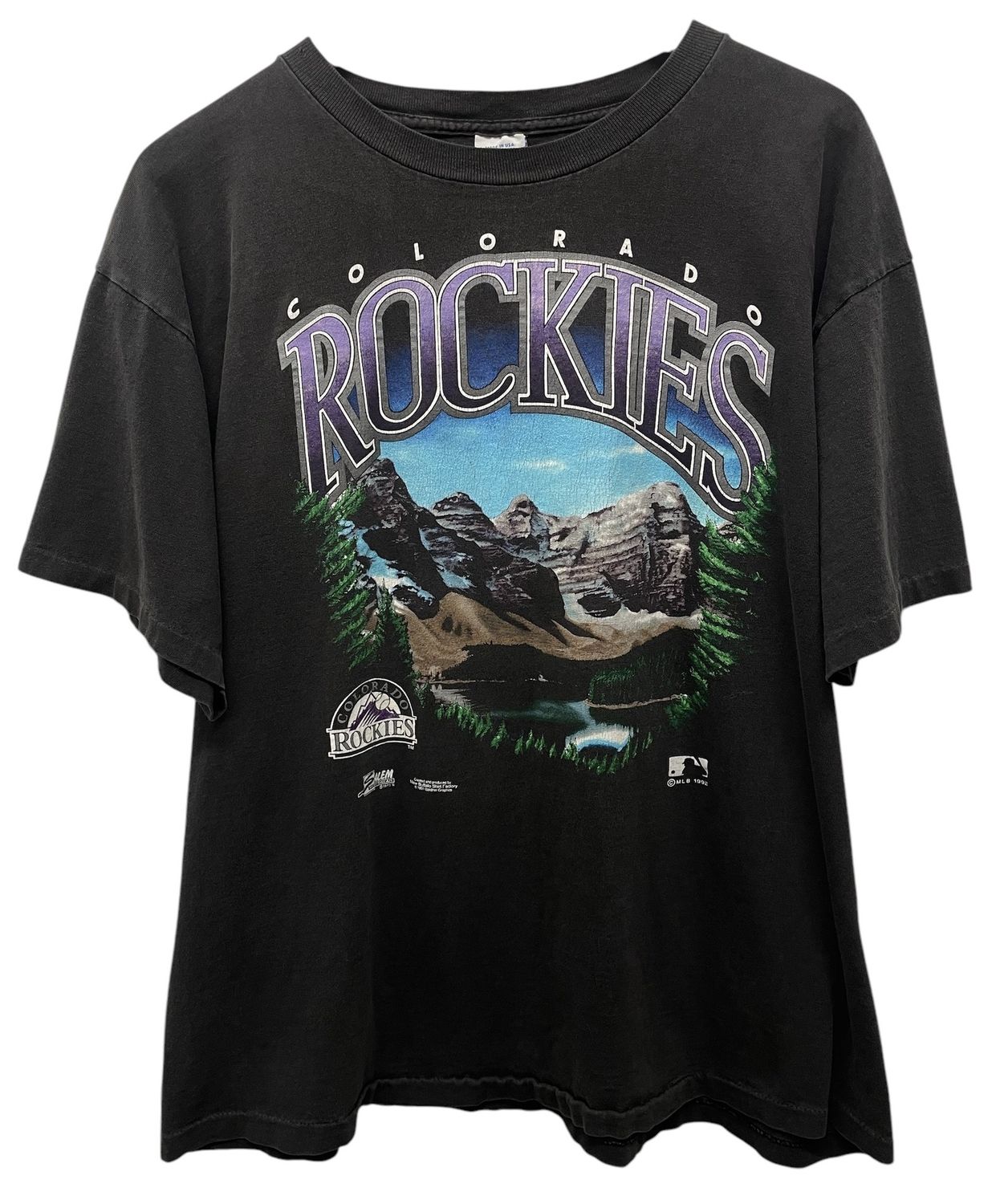 Vinatge 1992 Colorado Rockies Tee Size XL