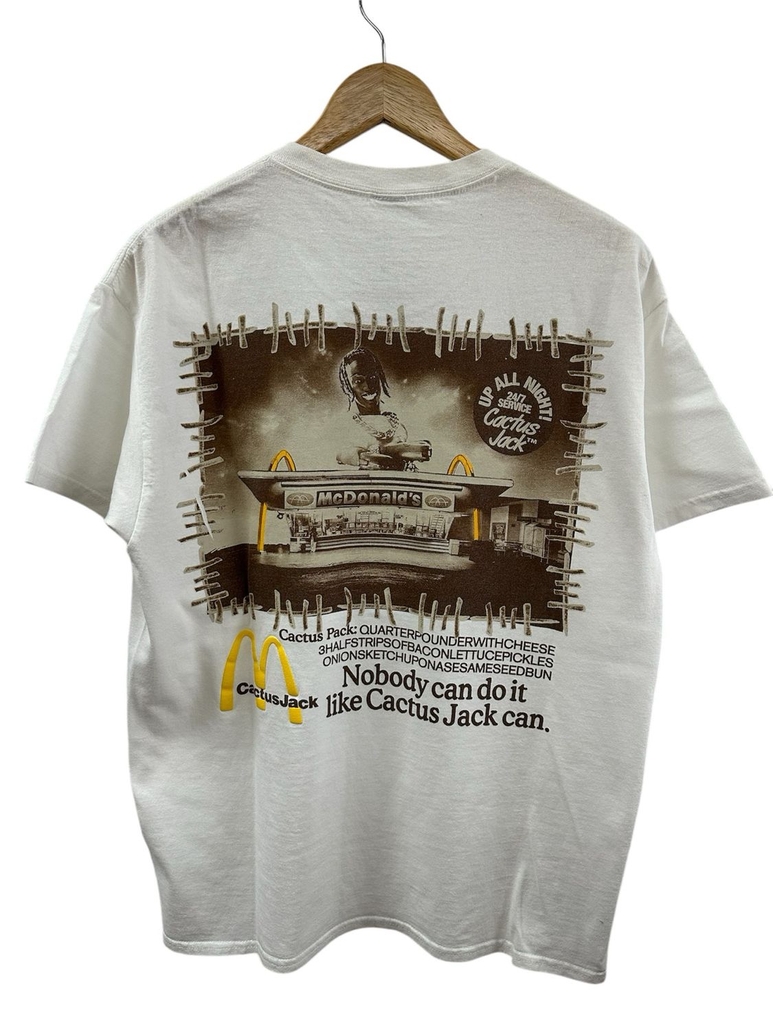 Travis Scott Mcdonalds Nobody Can Do It Tee Size M Used