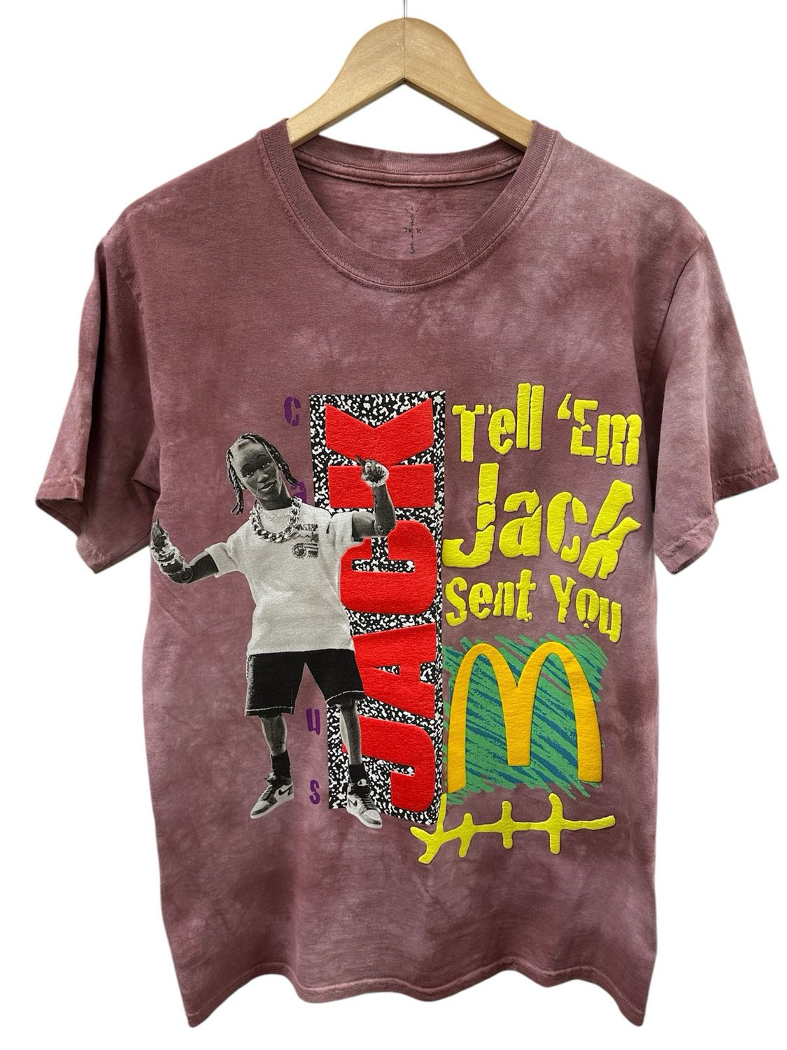 Travis Scott Mcdonalds Jack Smile II Tee Medium Used