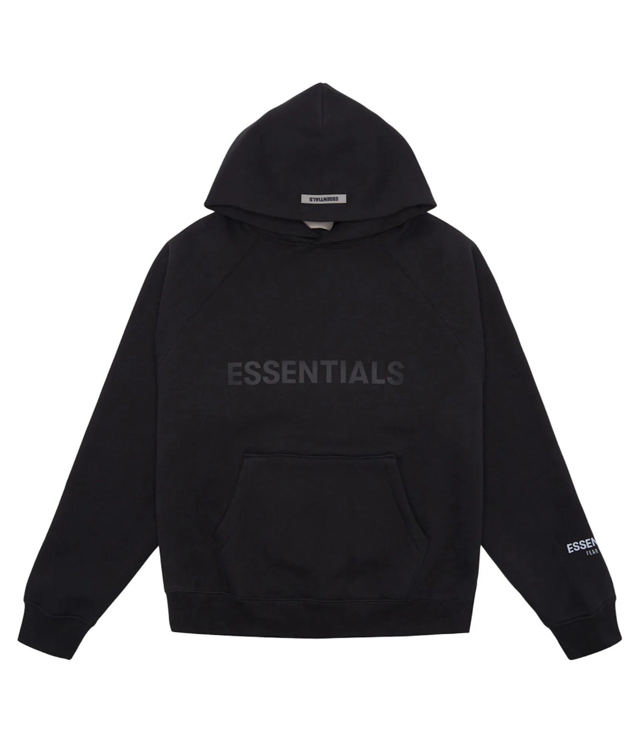 Fear of God Essentials Pullover Hoodie Applique Logo Black M
