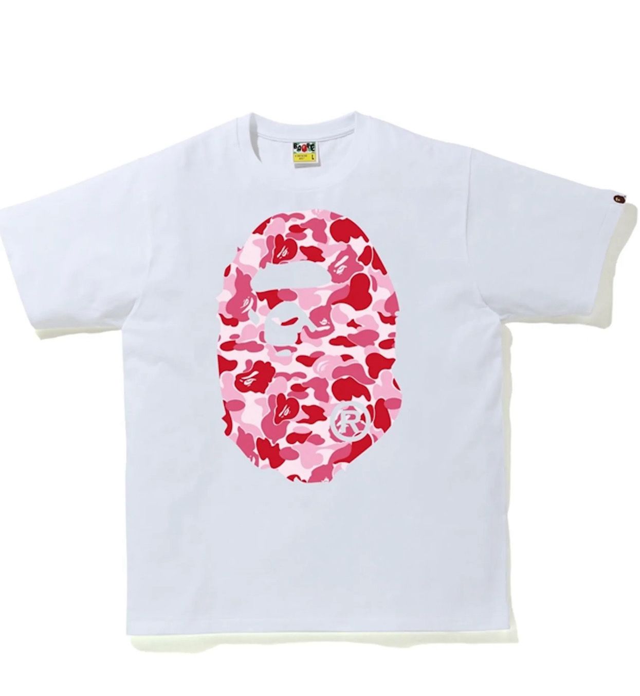 BAPE ABC Camo Big Head Ape Tee Size M New