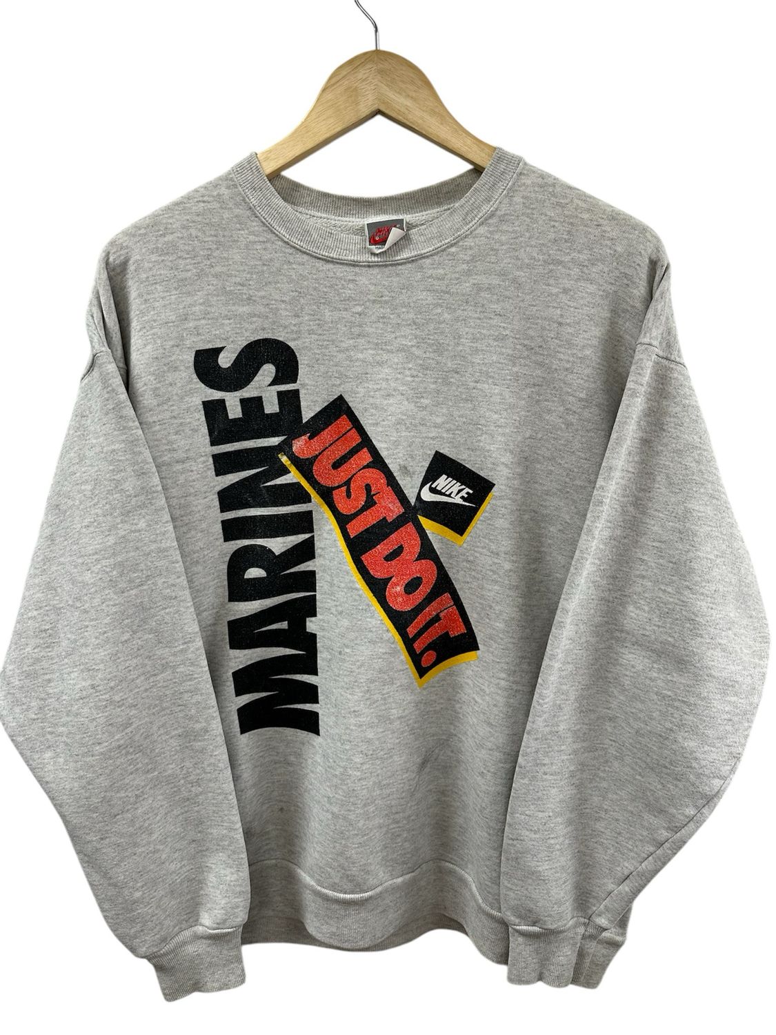 Vtg 90&#39;s Nike Marines Just Do It Size Large Used