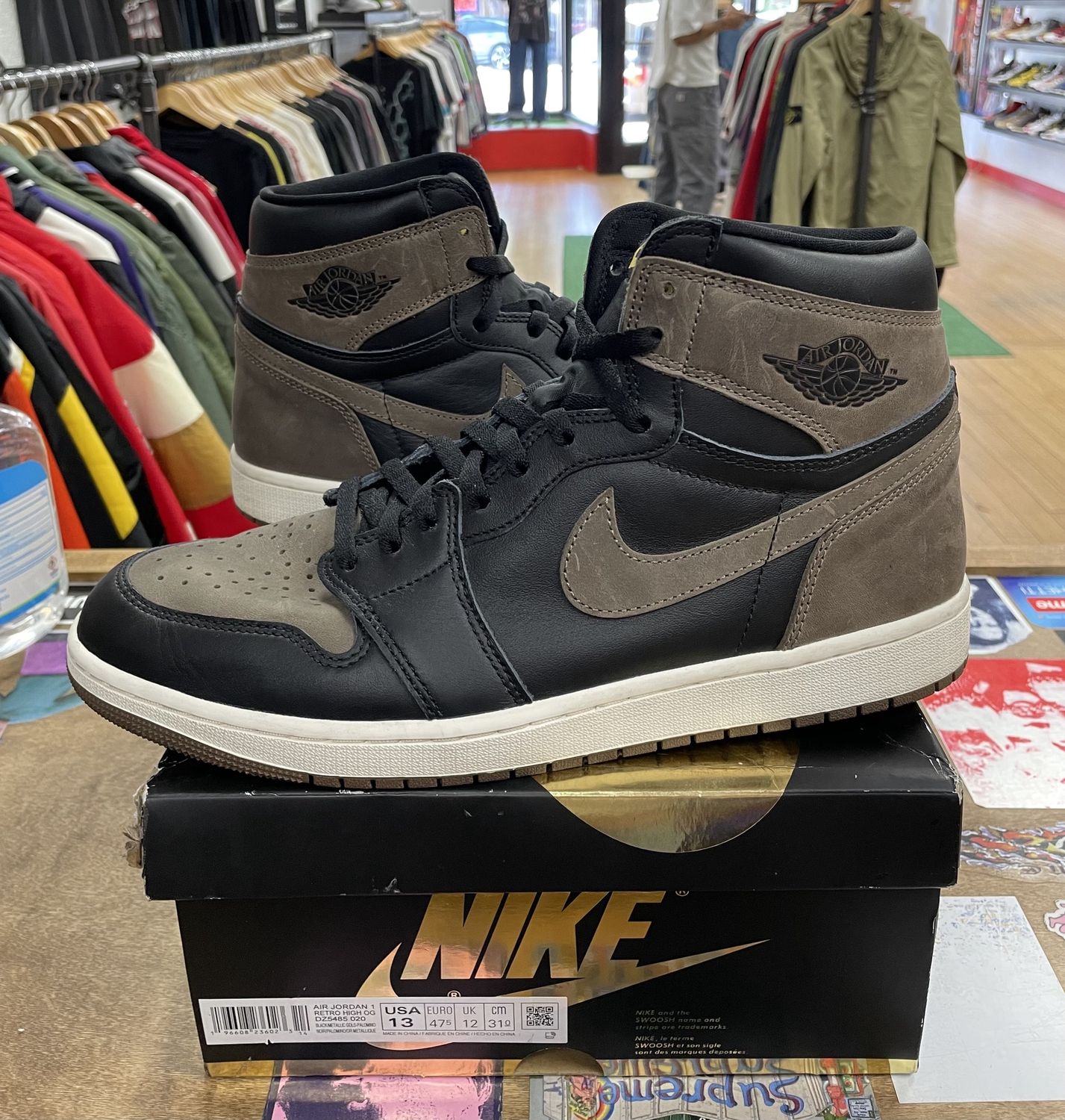 Pre Owned Jordan 1 Retro High OG Palomino Size 13