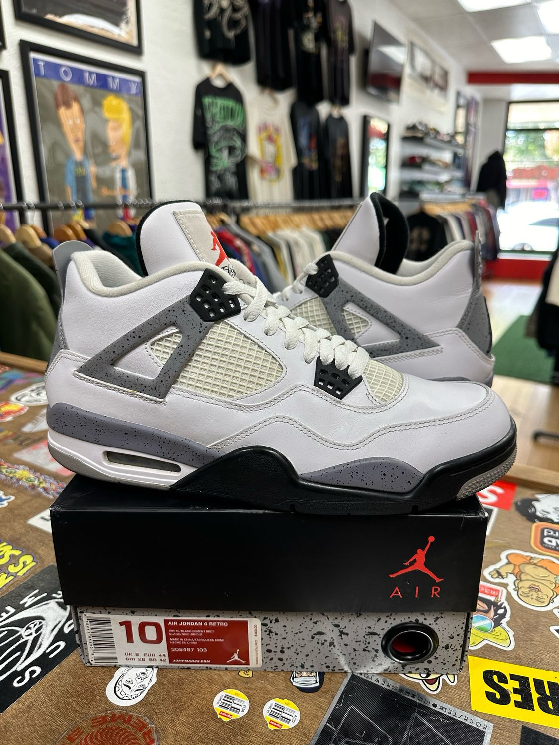 Jordan 4 Retro White Cement (2012) Size 10 (Worn)