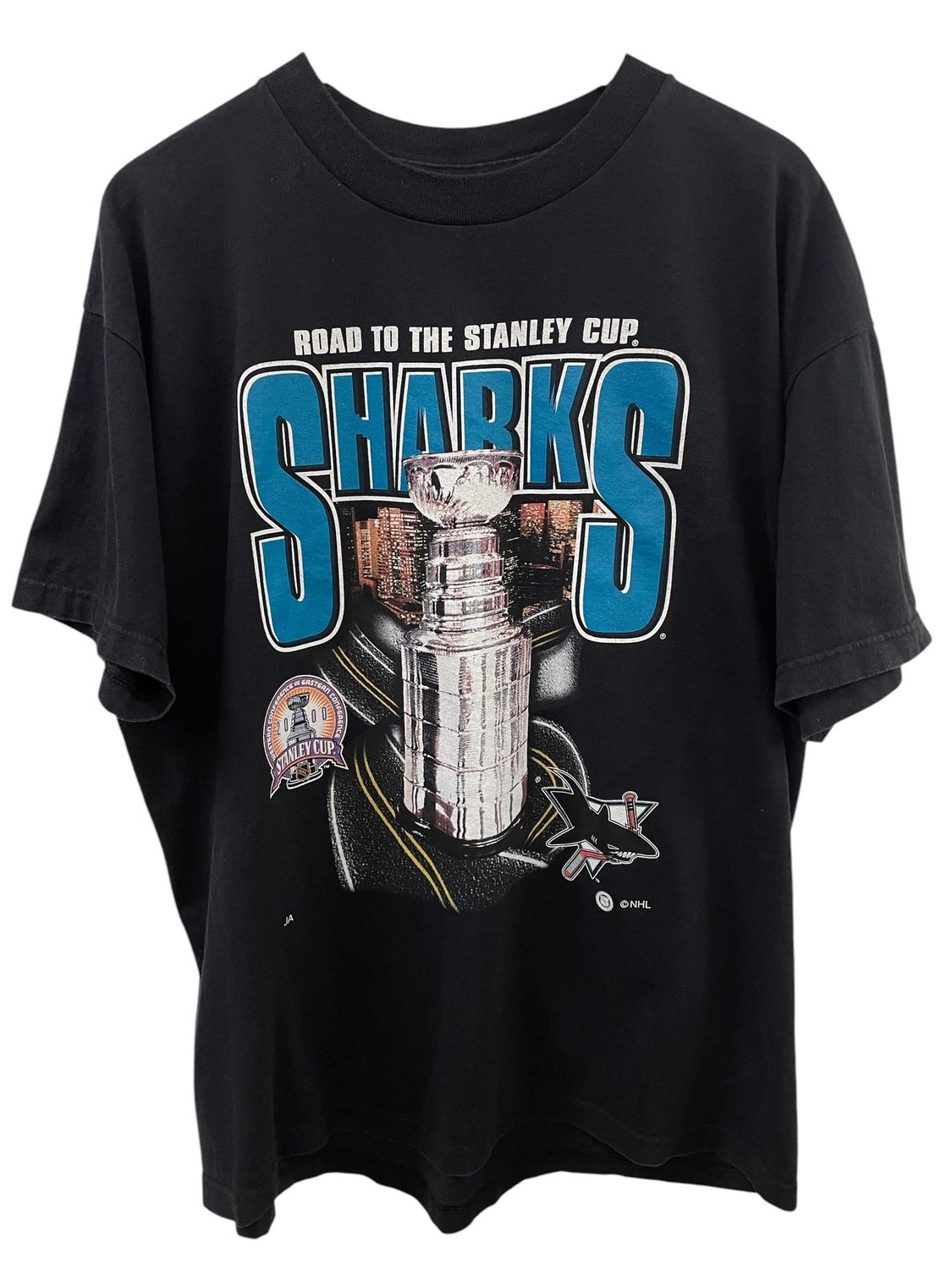 Sharks NHL Stanley Cup &#39;00 NHL Tee Size XL