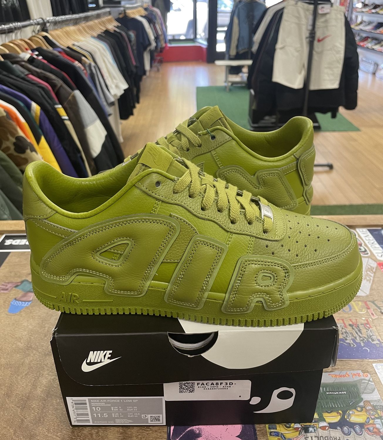 Nike Air Force 1 Low Cactus Plant Flea Market Moss Size 10 (Tried On)