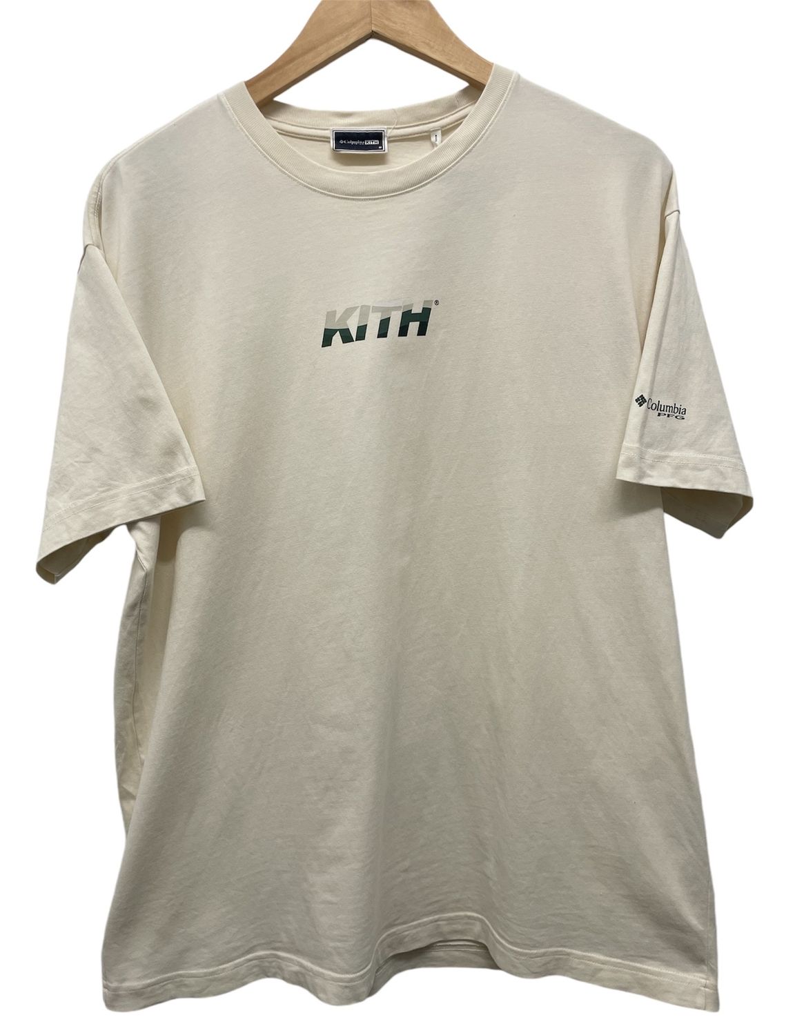 Kith x Columbia PFG Elemental Tee Muslin Size M