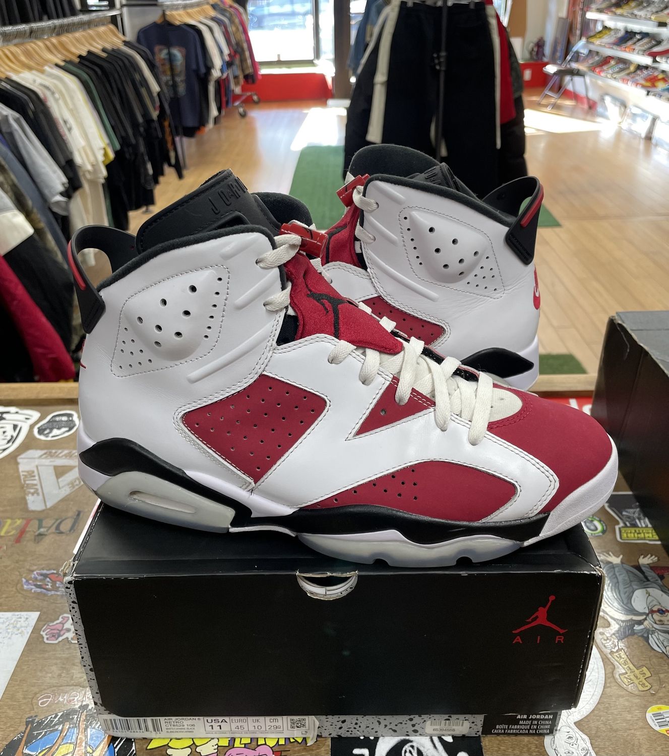 Jordan 6 Retro Carmine (2021) Size 11 Used
