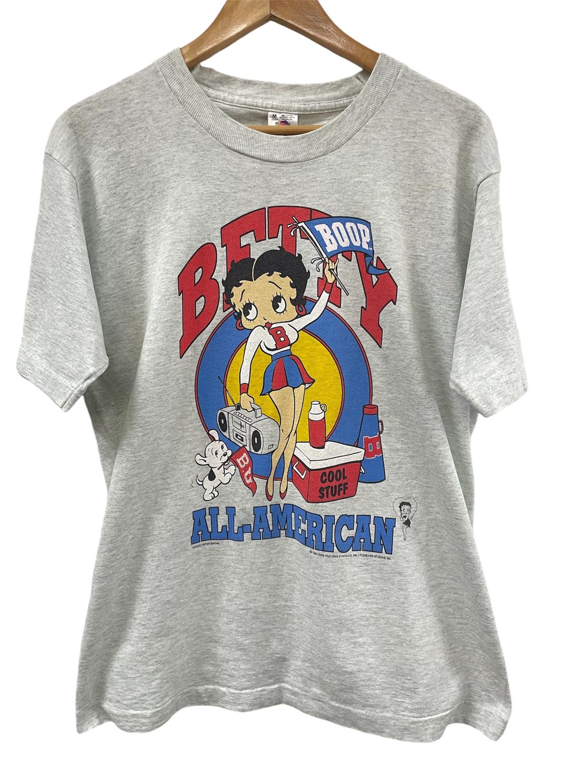 Vtg Betty Boop All American Tee Size M