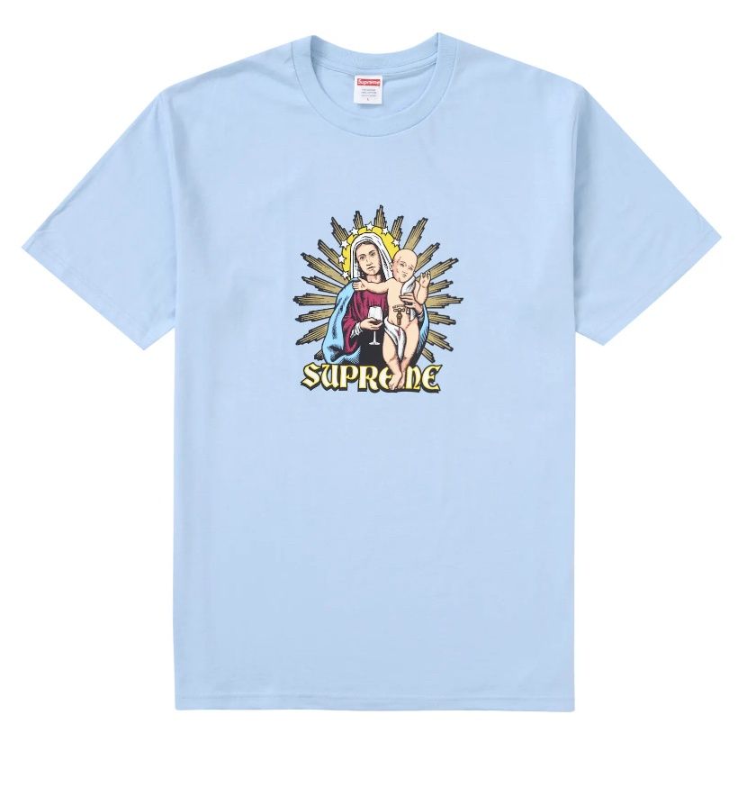 Supreme Blood Tee Powder Blue XXL