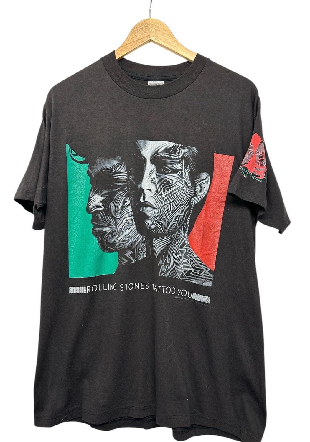 Vtg 1989 The Rolling Stones Tattoo You Tee XL