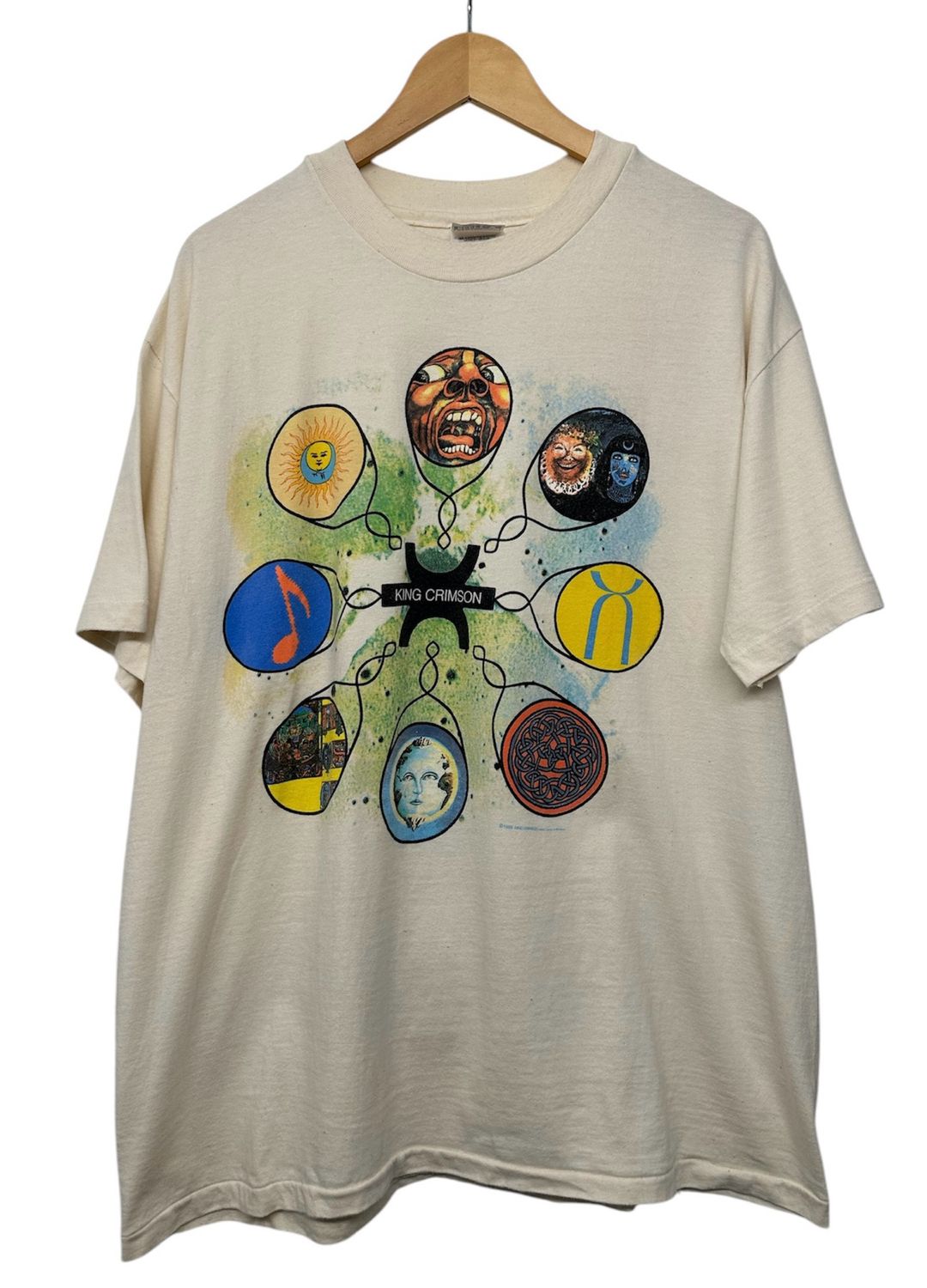 Vtg 1994 King Crimson Progressive Rock Band Tee XL