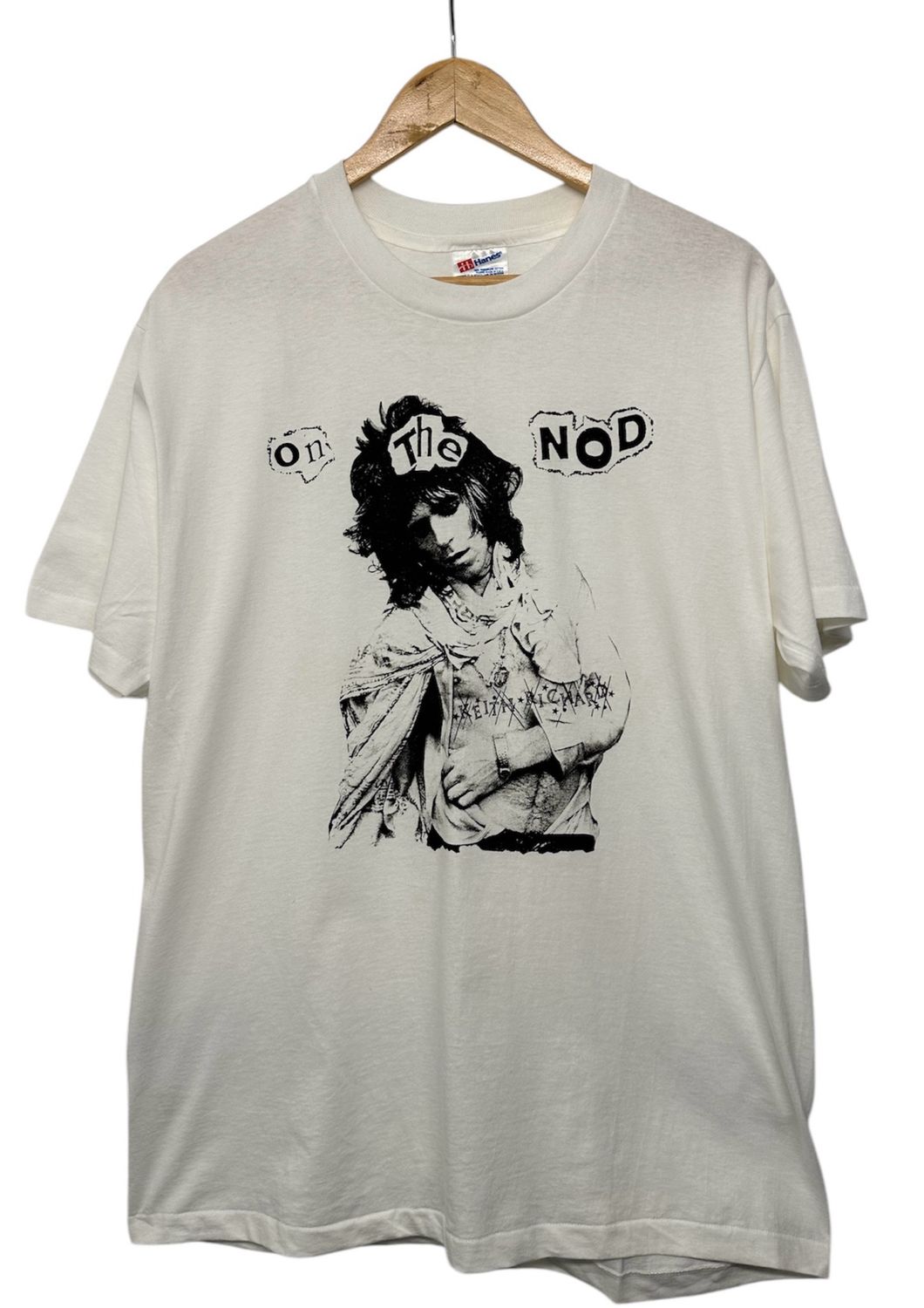Vtg 90&#39;s Keith Richards Land of Nod Poster Tee Large