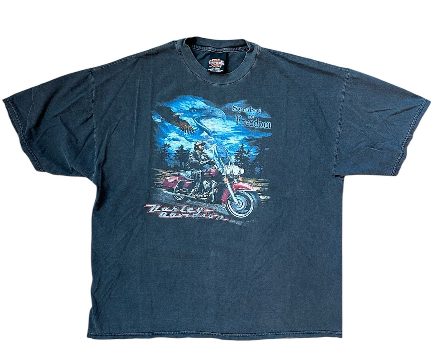 Vintage Harley Davidson Symbol of Freedom Tee 2XL