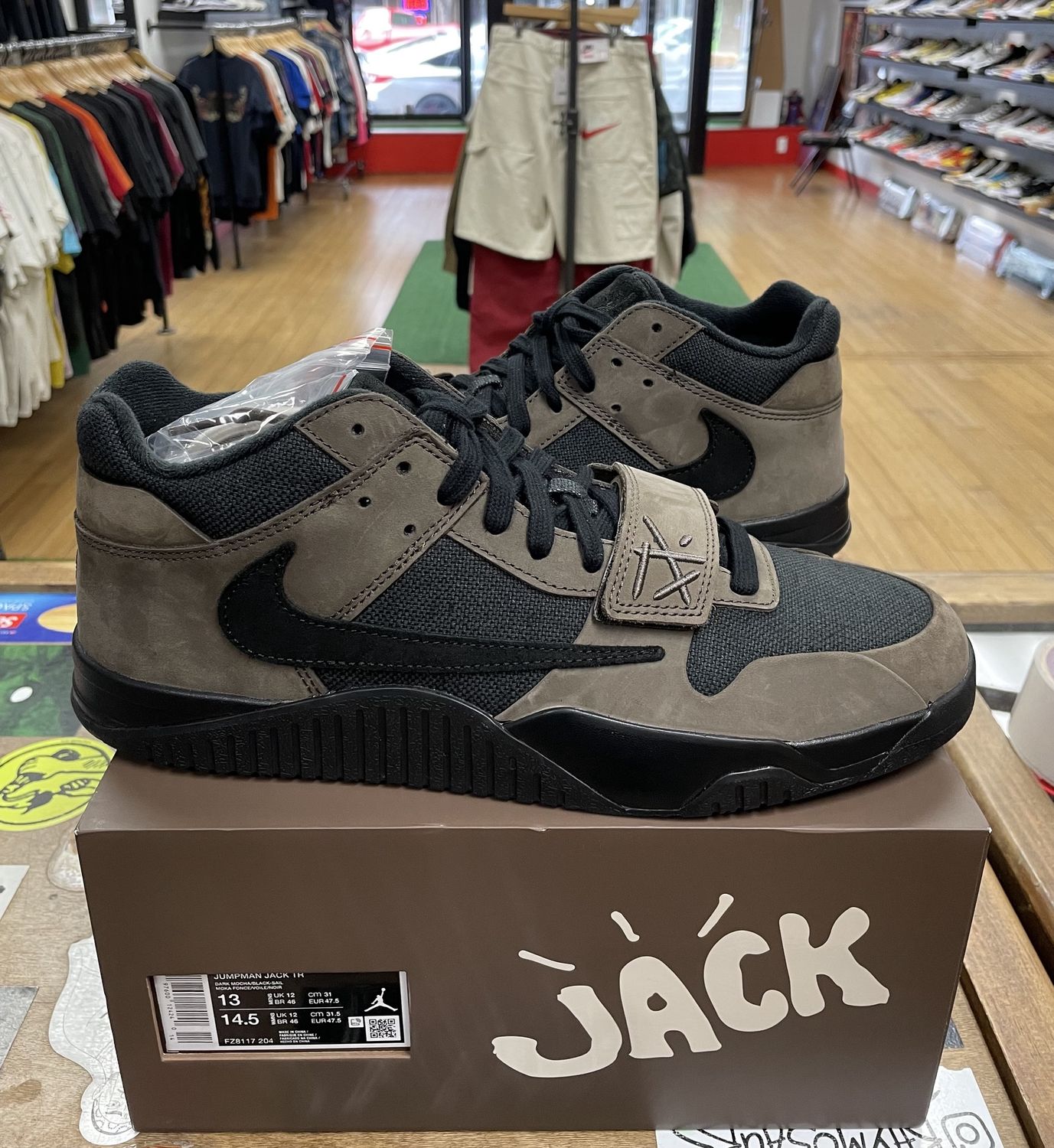 Jordan Jumpman Jack TR Travis Scott Dark Mocha Size 13
