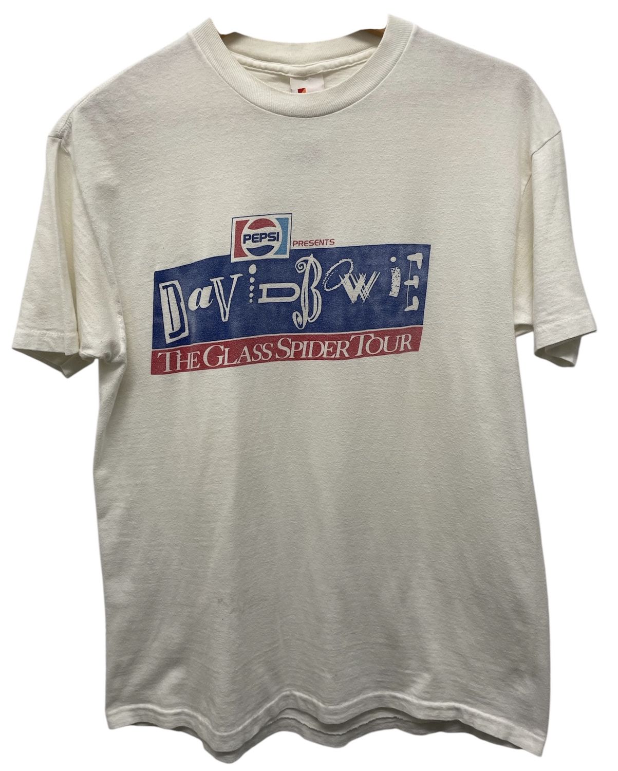 Vintage 80&#39;s David Bowie Glass Spider Tour Tee Size L