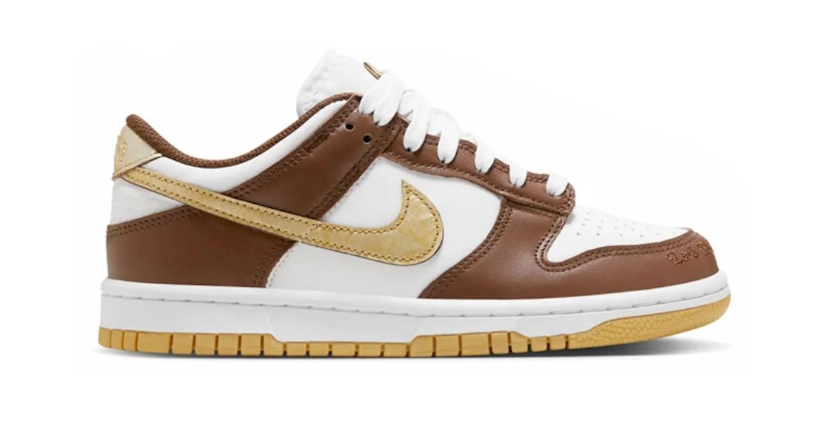 DS Nike Dunk Low Cacao Wow Gold (GS) Size 5Y