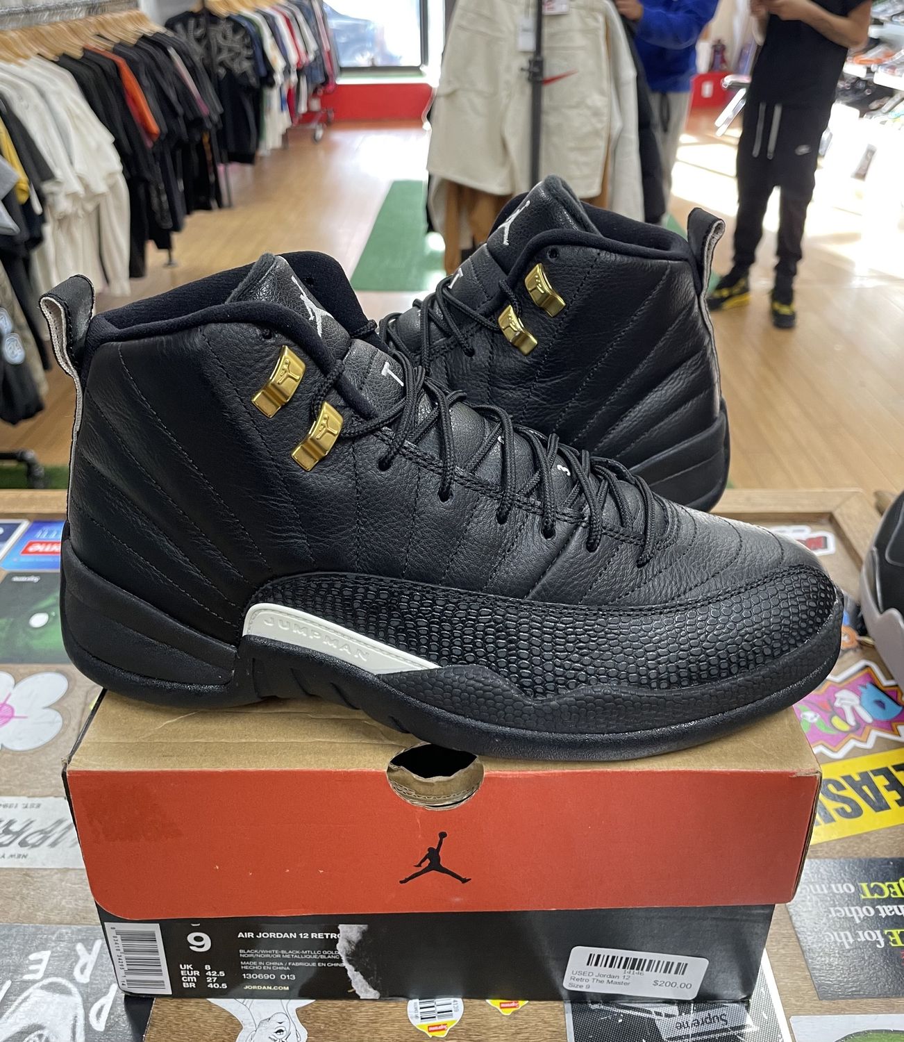 USED Jordan 12 Retro The Master Size 9