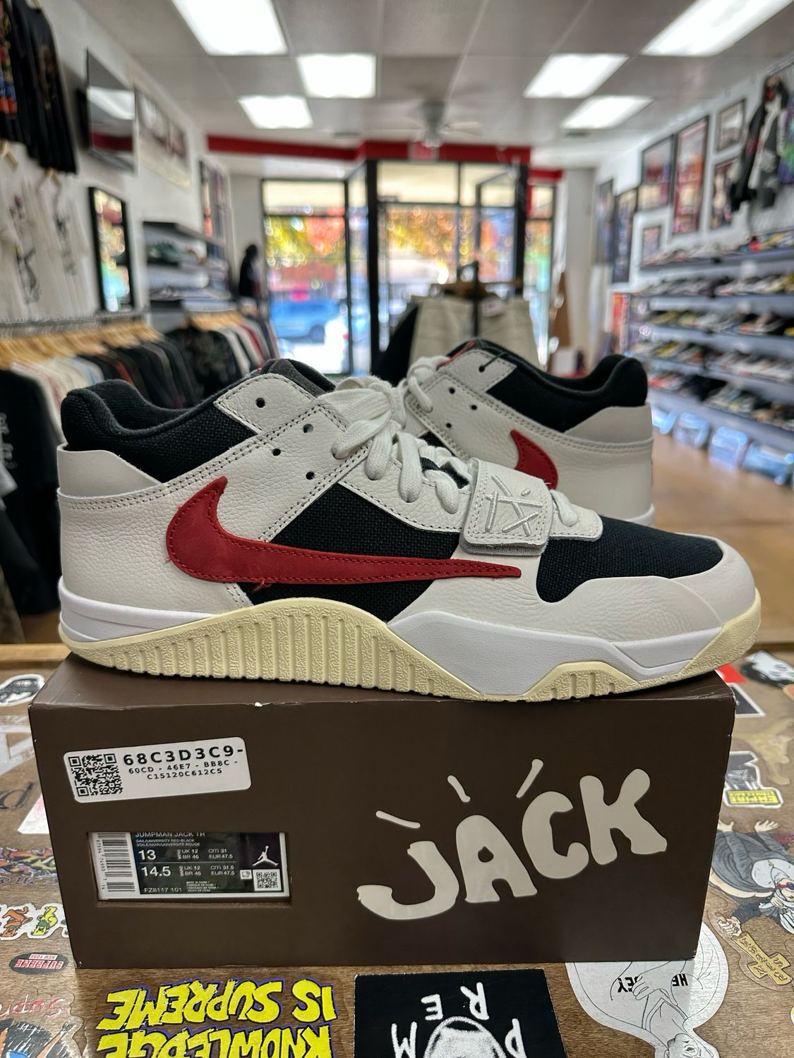 Jordan Jumpman Jack TR Travis Scott University Red Size 13 Brand new