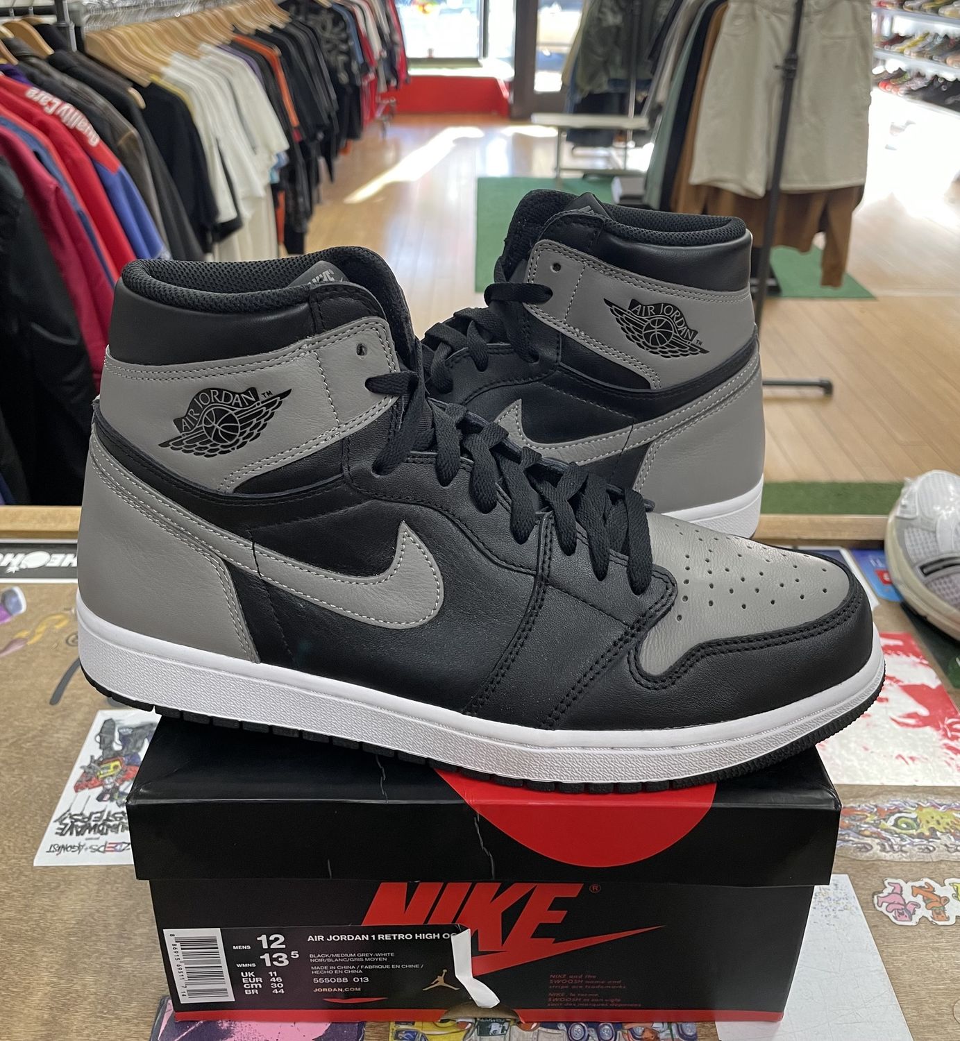 Pre Owned Jordan 1 Retro High Shadow (2018) Size 12