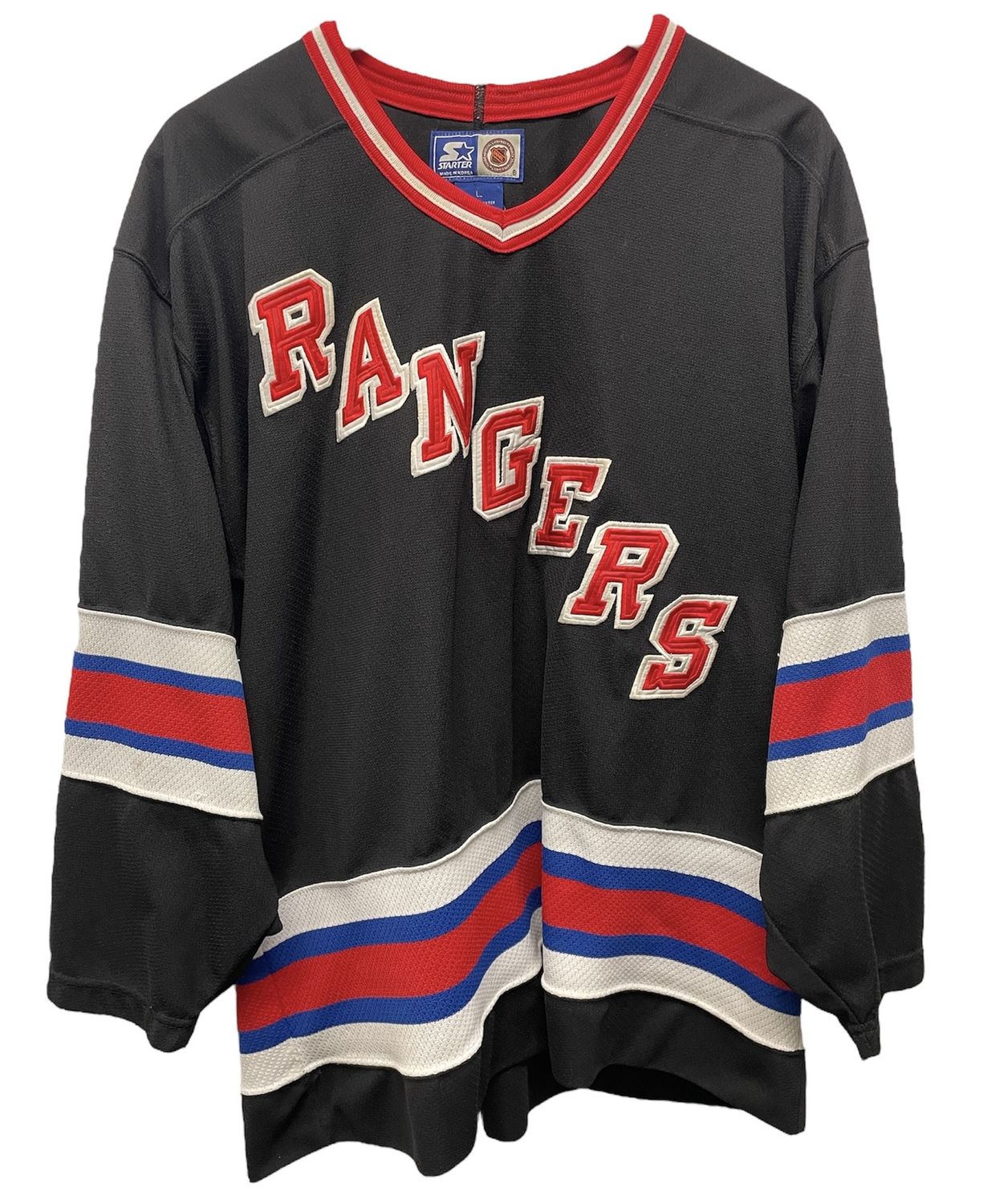 Vtg New York Rangers Starter Alternate Jersey Size XL