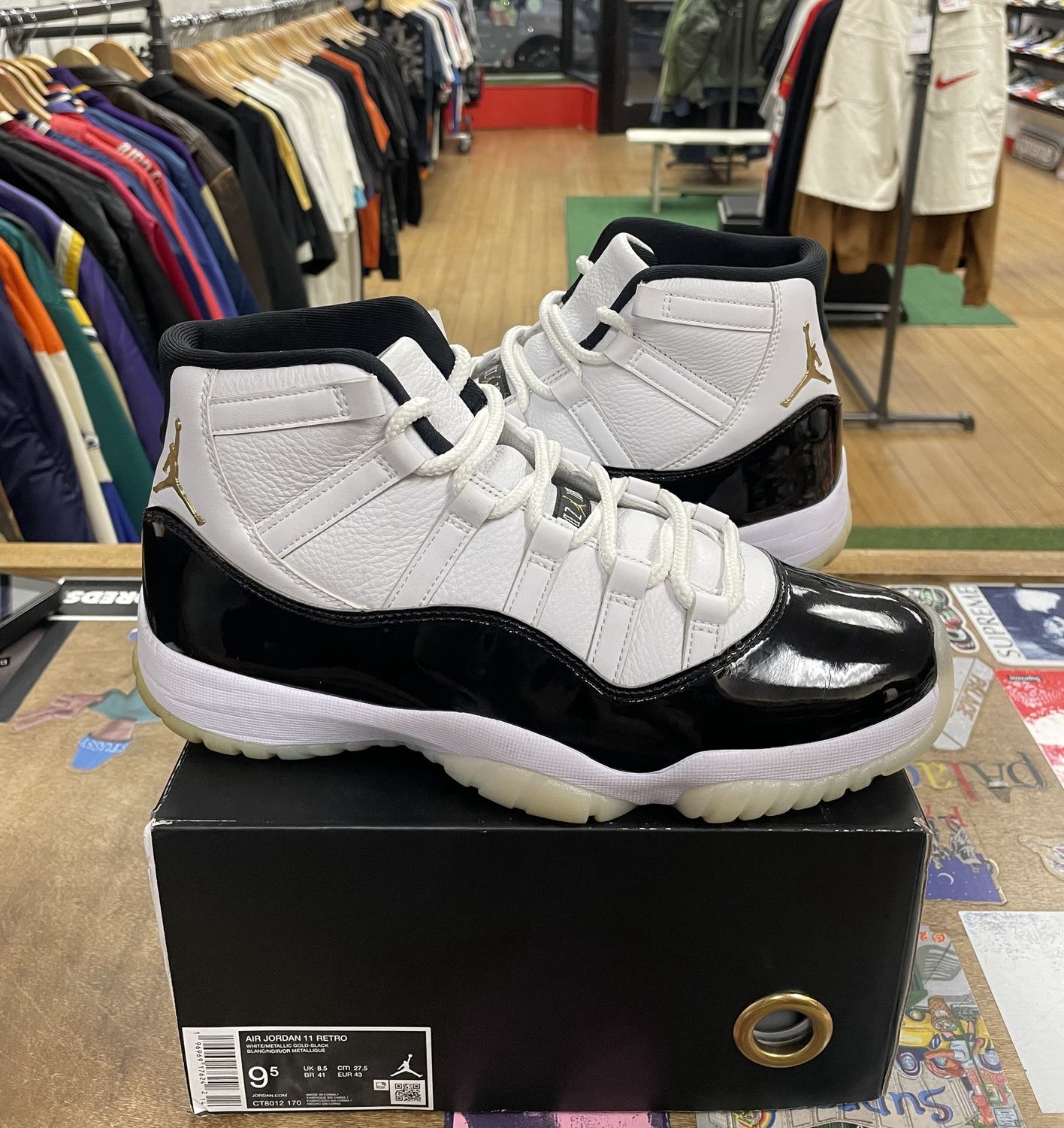 Pre Owned Jordan 11 Retro Gratitude Size 9.5