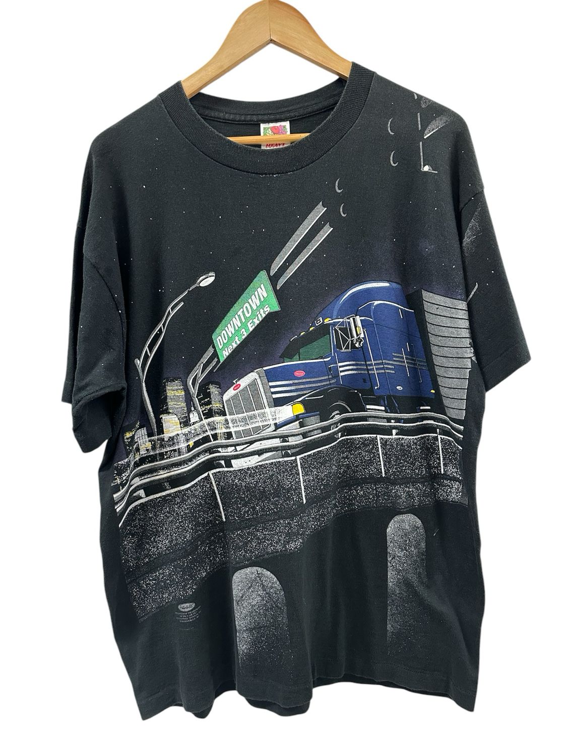 Vintage Peterbilt All Over Print Tee XL