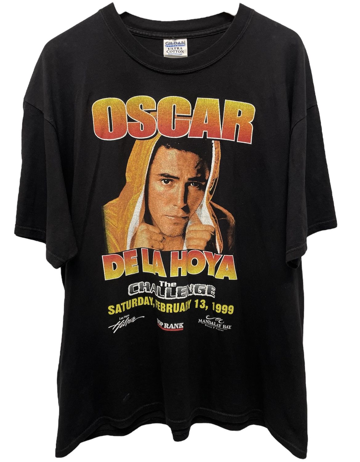 Vtg Oscar De La Hoya The Challenge Tee Size XL