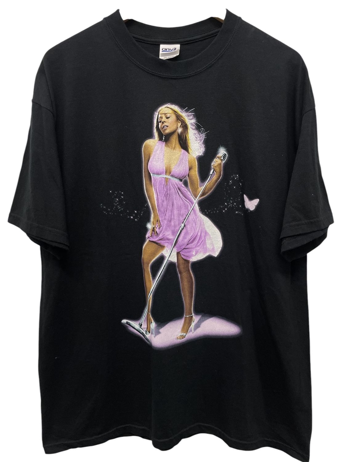 Early 00s Mariah Carey The Adventures Of Mimi Tour Tee Size XL