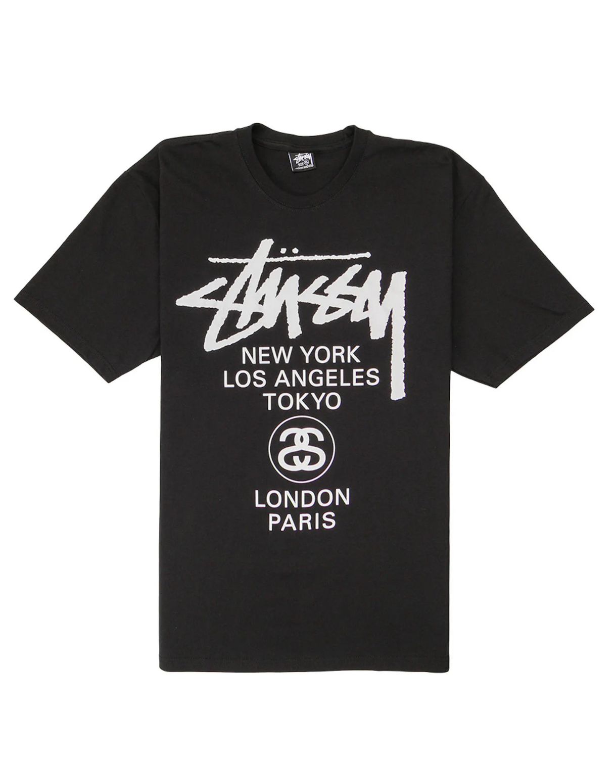 Stussy World Tour T-shirt Black Size L