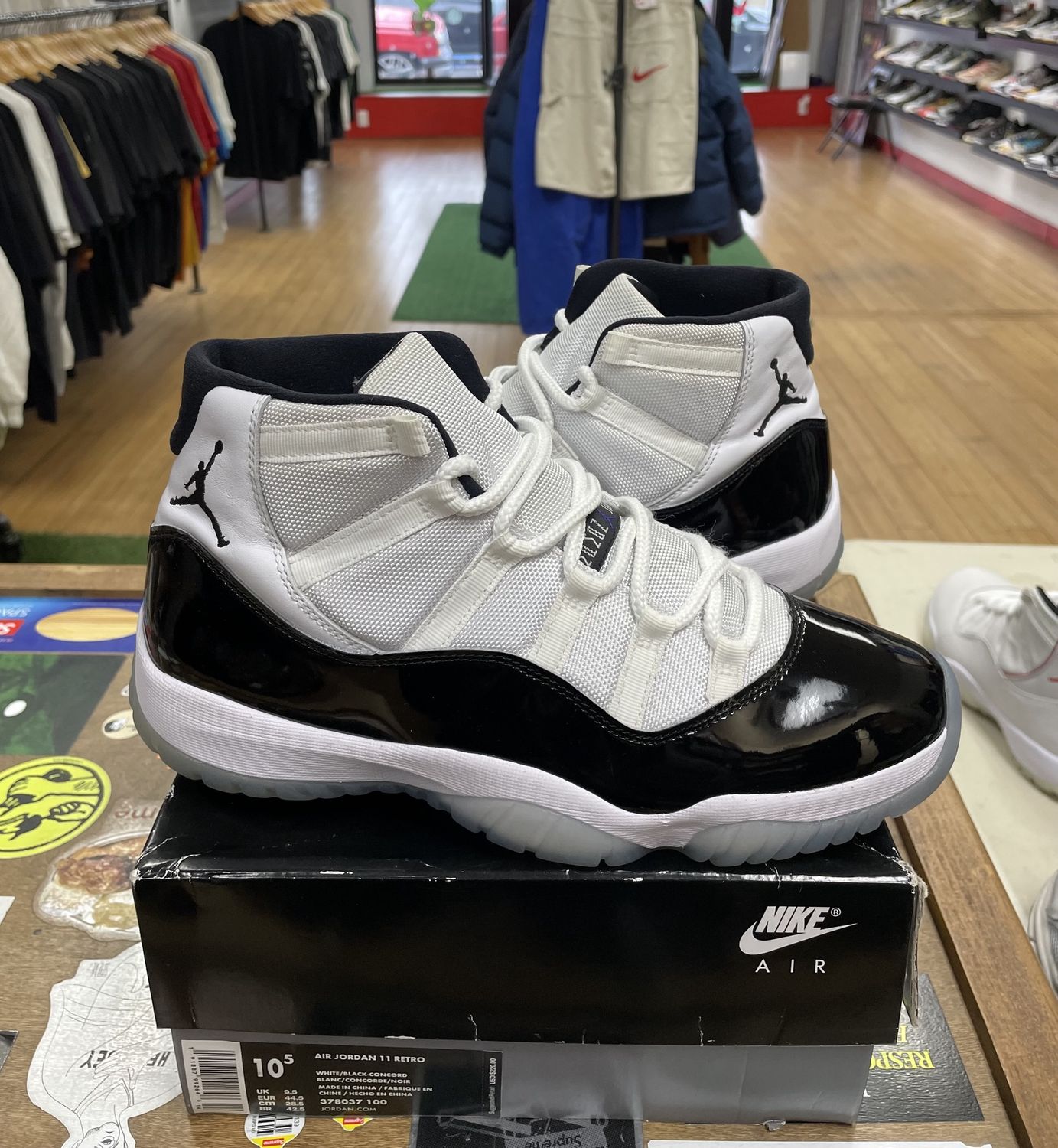 Jordan 11 Retro Concord (2018) Size 10.5 (Worn)