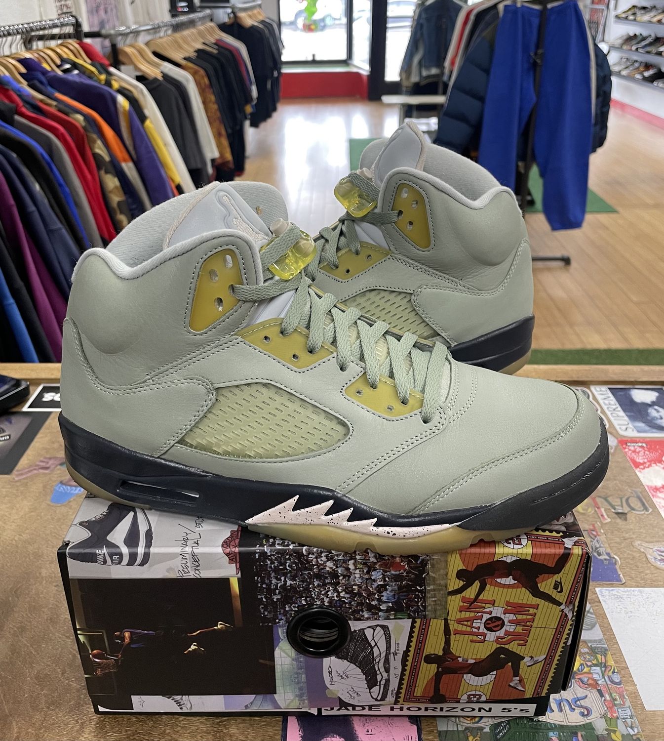 Jordan 5 Retro Jade Horizon Size 11.5 (Worn)