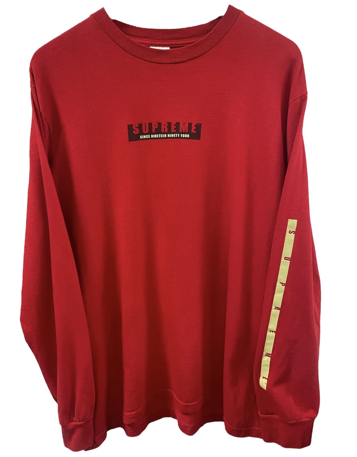 Pre Owned Supreme 1994 Long Sleeve Top Size M