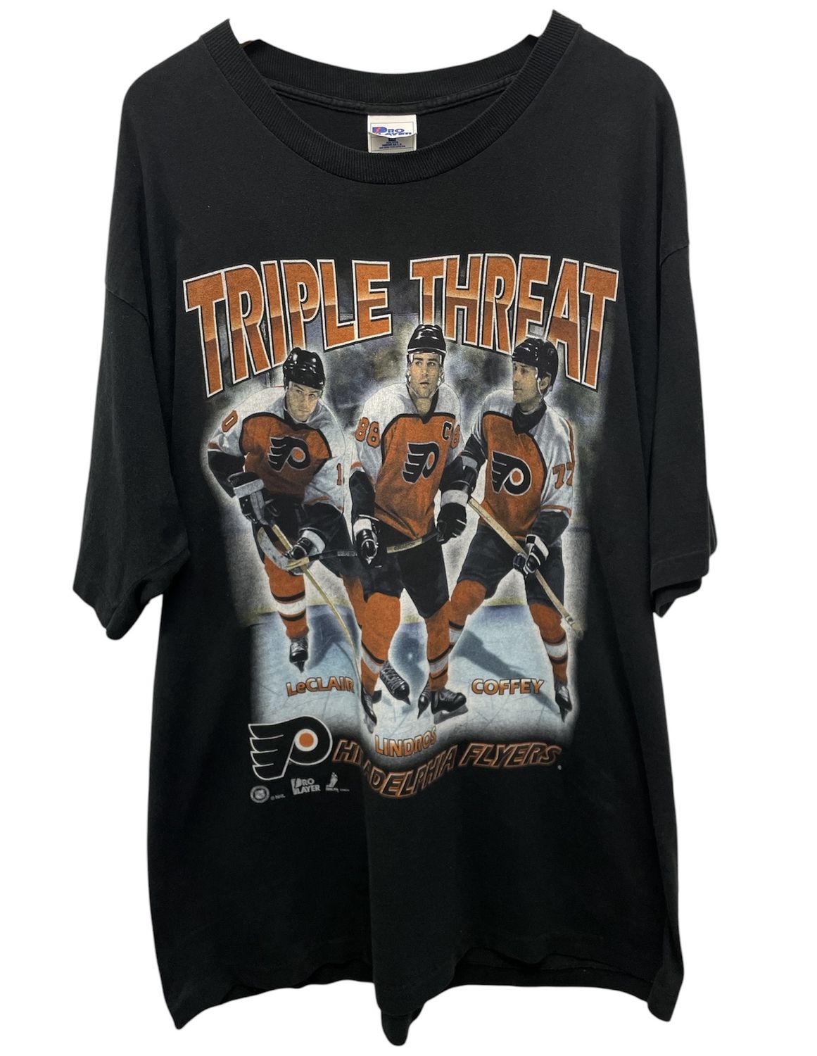 Vtg Philadelphia Flyers Hockey Tee Size 2XL