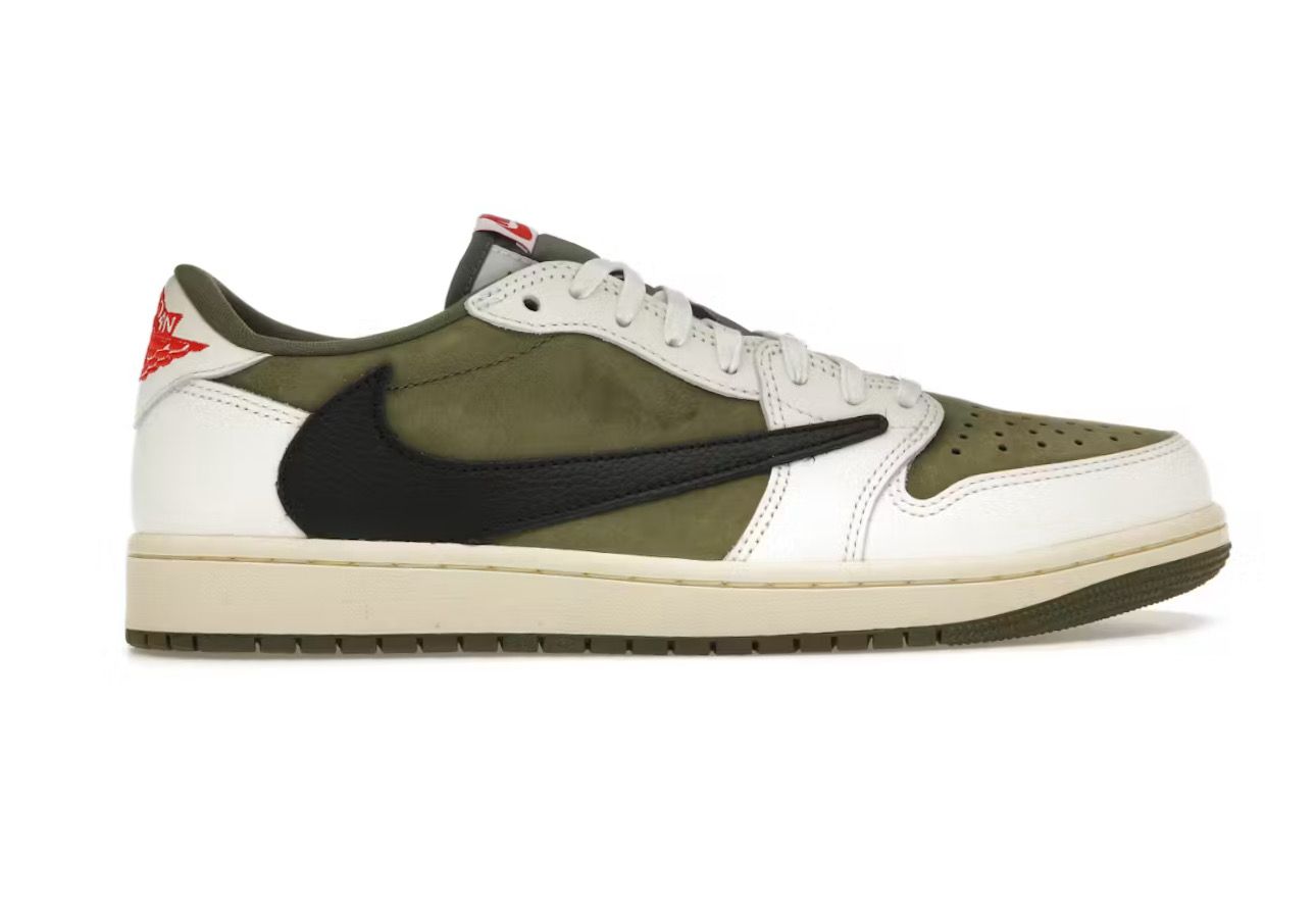 DS Jordan 1 Retro Low OG SP Travis Scott Medium Olive Size 9