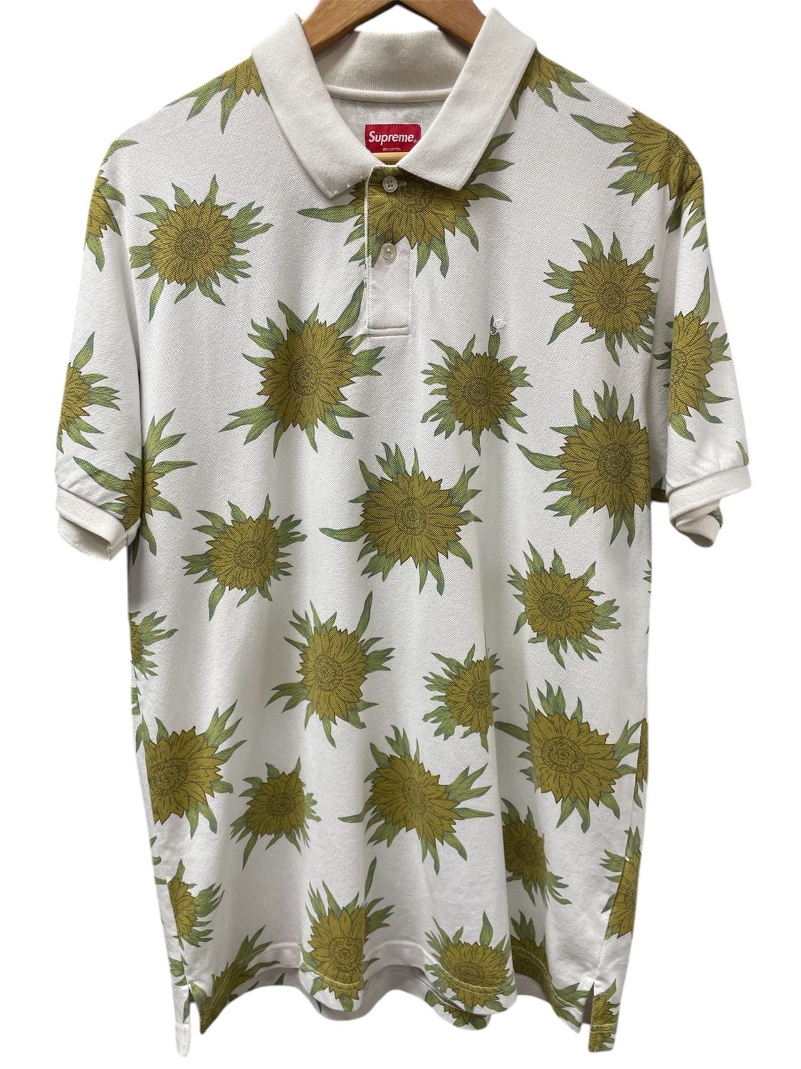 Pre Owned Supreme Sunflower Polo Size L