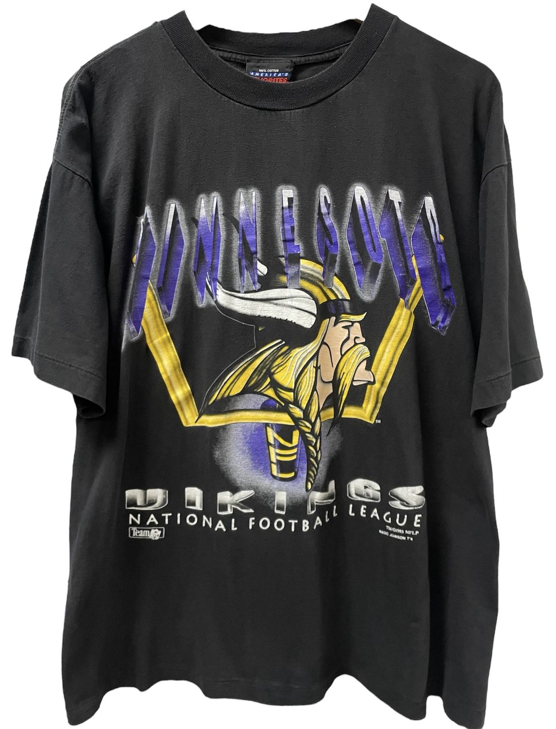 Vtg Minnesota Vikings NFL Tee Size L