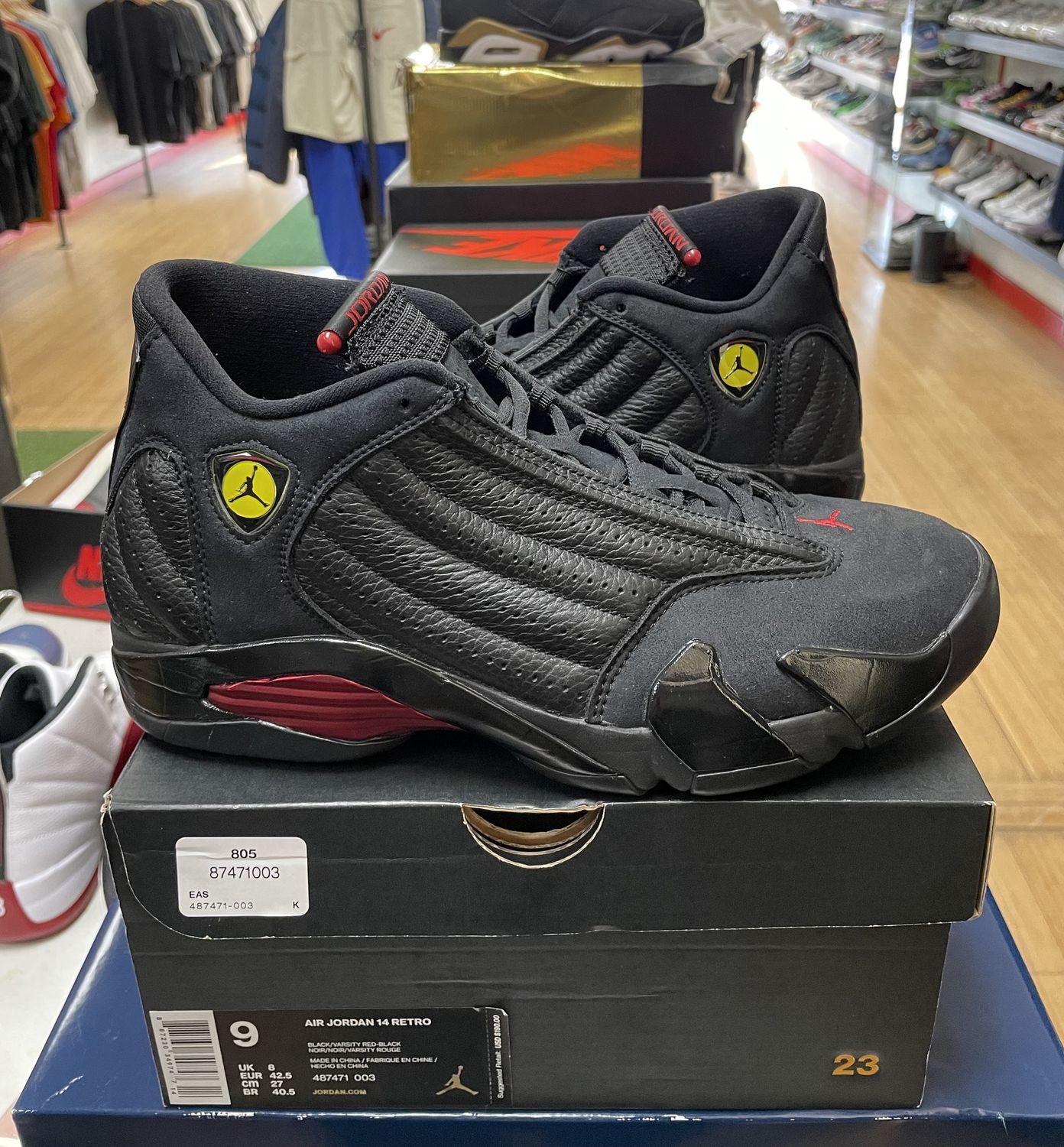 Jordan 14 Retro Last Shot (2018) Size 9 USED