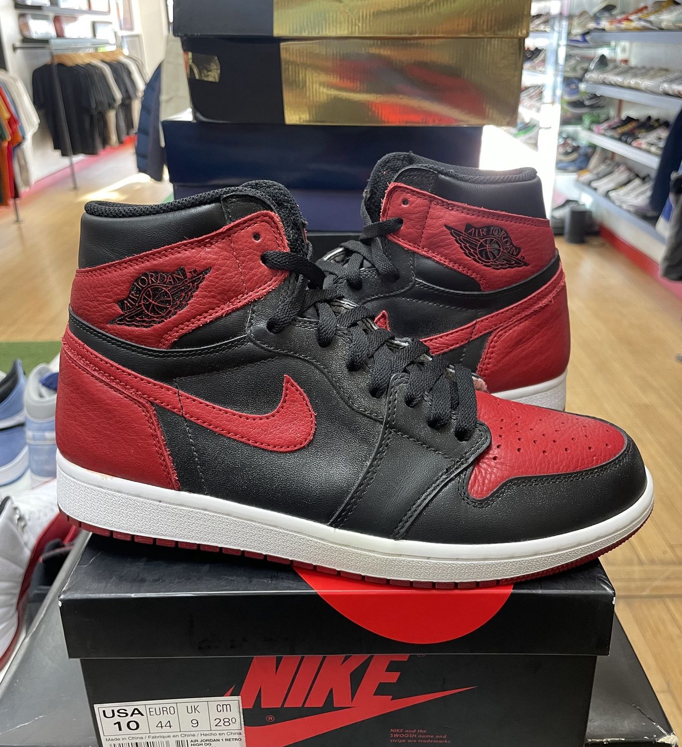 Jordan 1 Retro High Bred Banned (2016) Size 10 USED