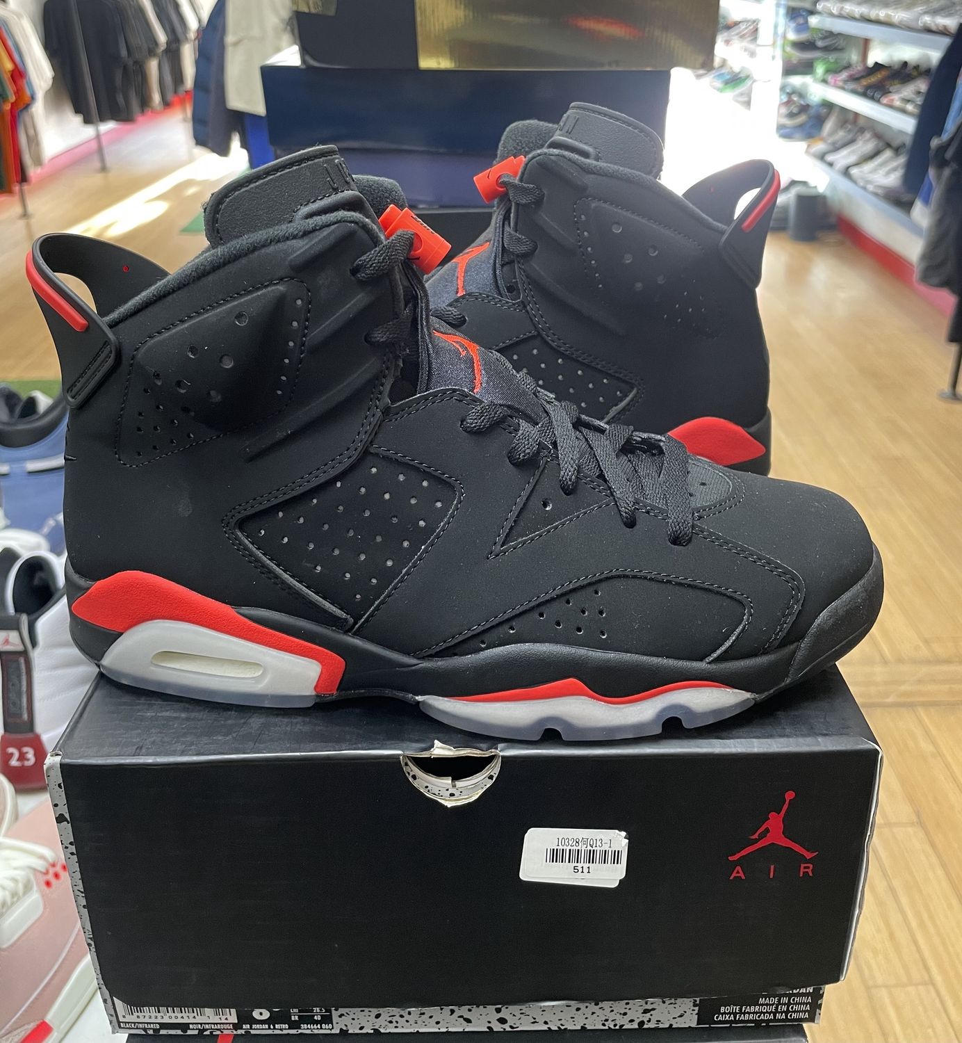 Jordan 6 Retro Black Infrared (2019) Size 8.5 USED