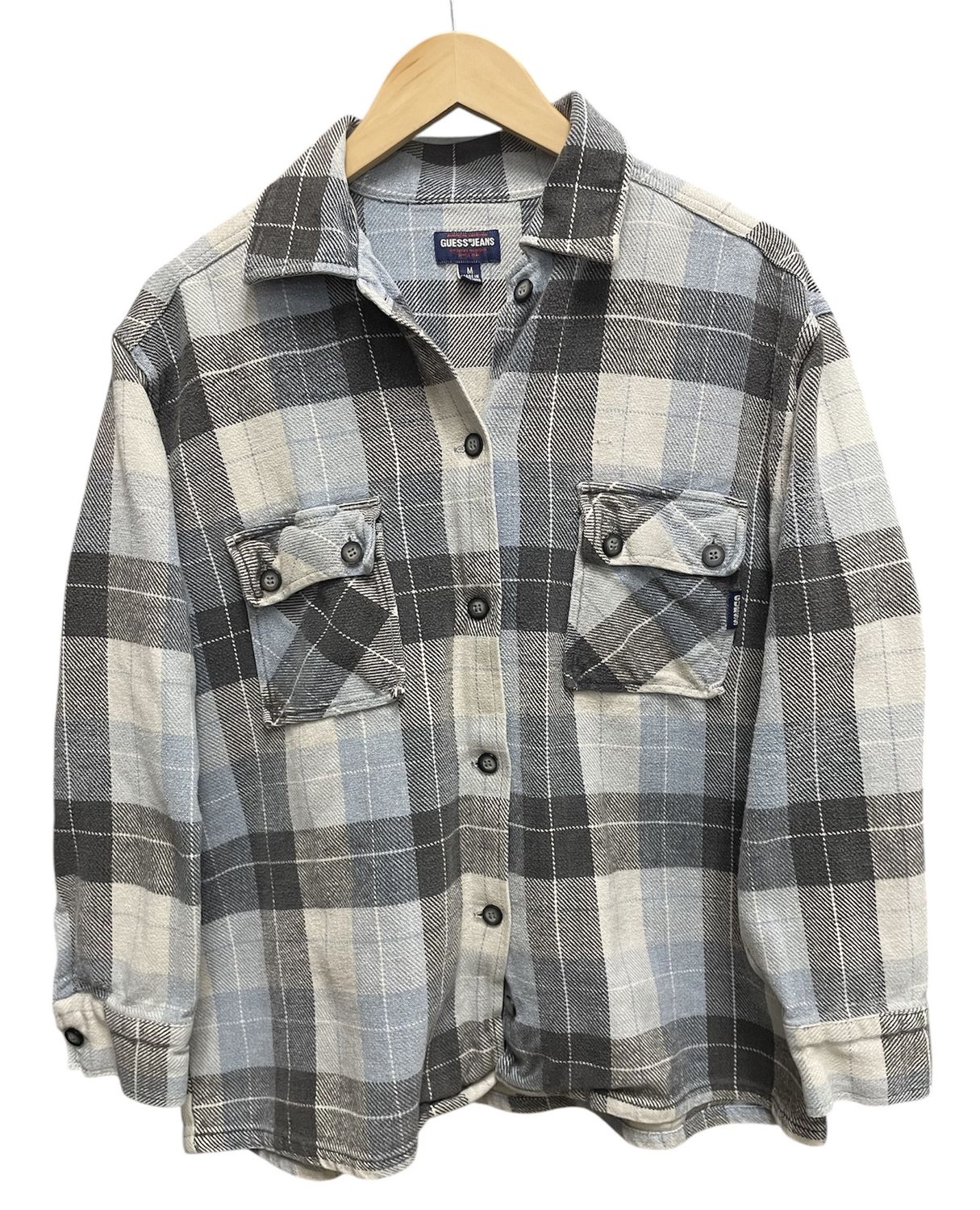 Vtg Guess Jeans Flannel Size M