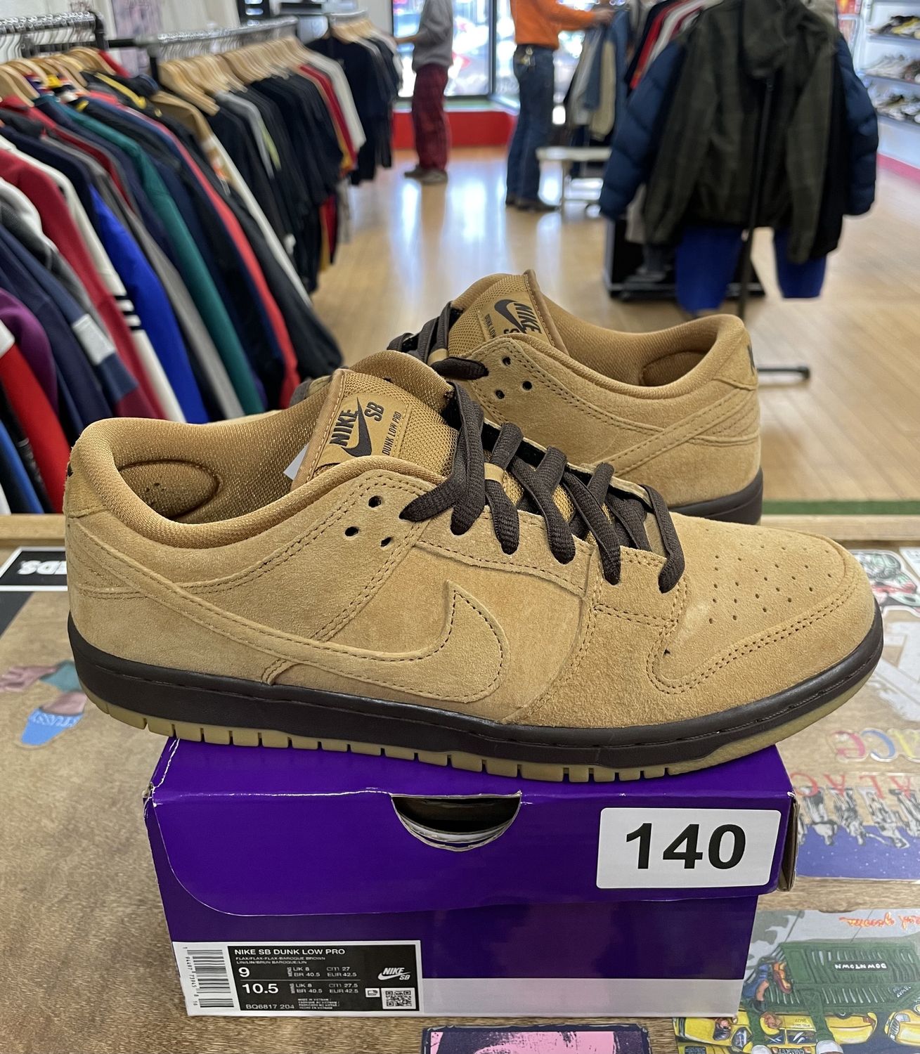 Nike SB Dunk Low Wheat Size 9 (Worn)