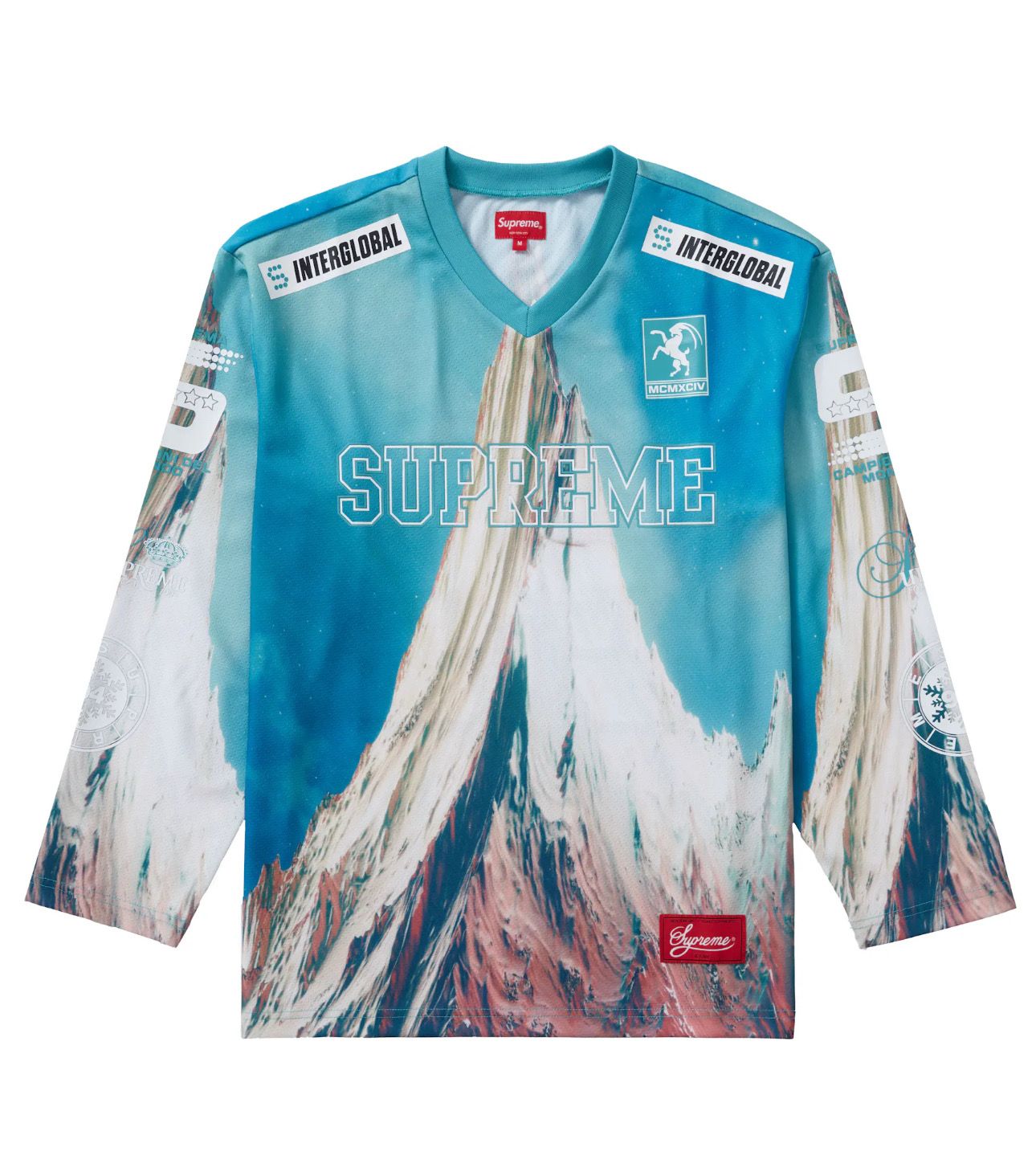 Supreme Mountain Hockey Jersey Blue Size M